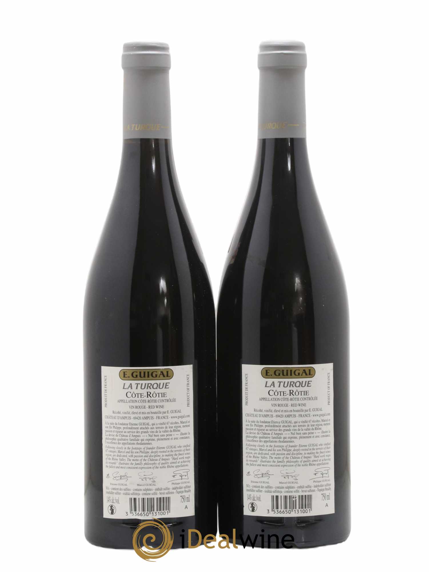 Côte-Rôtie La Turque Guigal 2015 - Lot de 2 bouteilles - 1