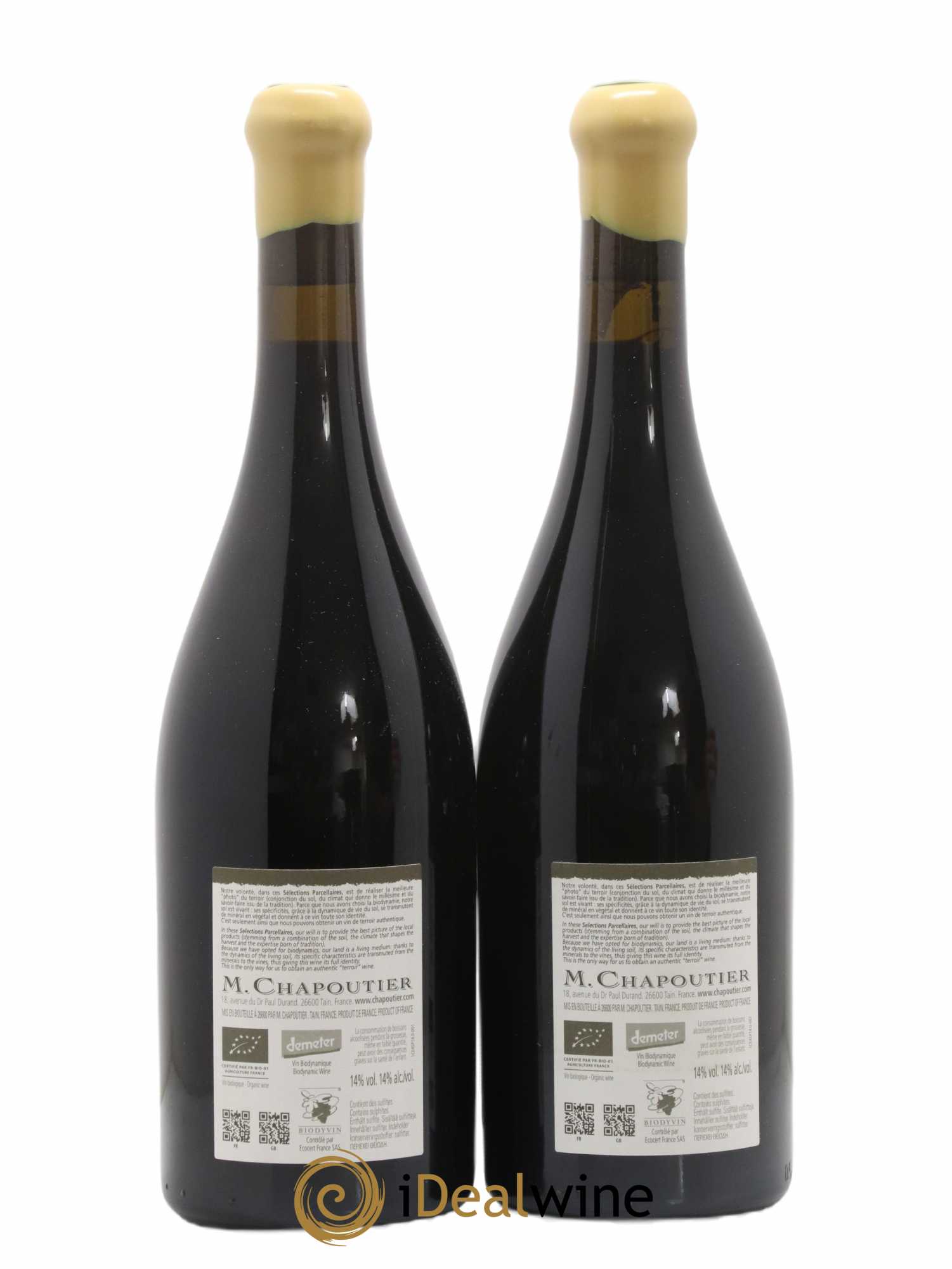 Hermitage Ermitage Le Pavillon Chapoutier 2015 - Lot de 2 bouteilles - 1