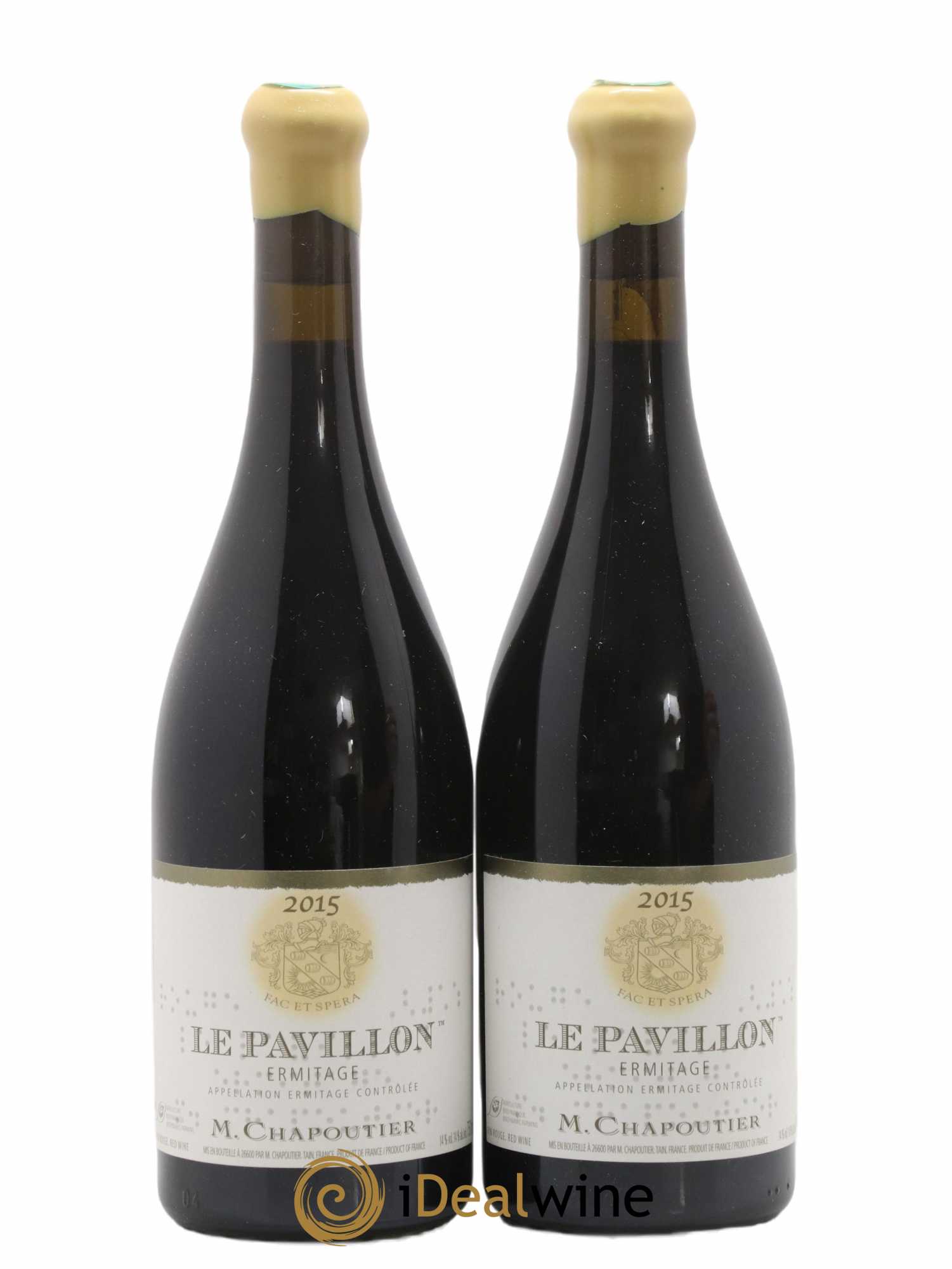 Hermitage Ermitage Le Pavillon Chapoutier 2015 - Lot de 2 bouteilles - 0