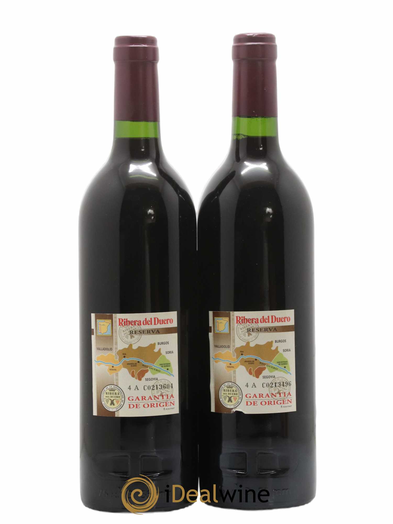 Ribera Del Duero DO Vega Sicilia Valbuena 5 ano Famille Alvarez 2000 - Lot of 2 bottles - 1