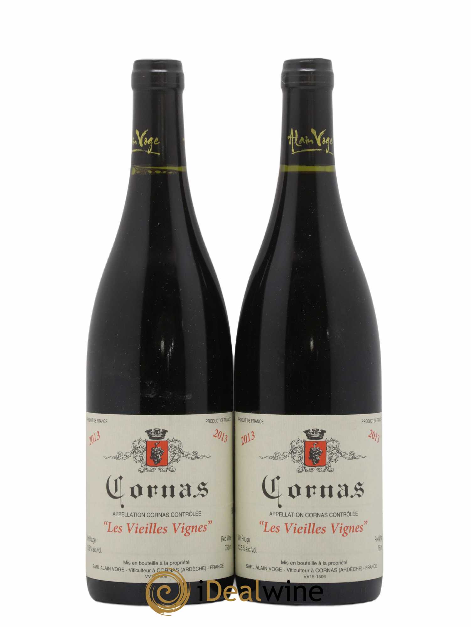 Cornas Les Vieilles Vignes Alain Voge (Domaine) 2013 - Lot de 2 bouteilles - 0