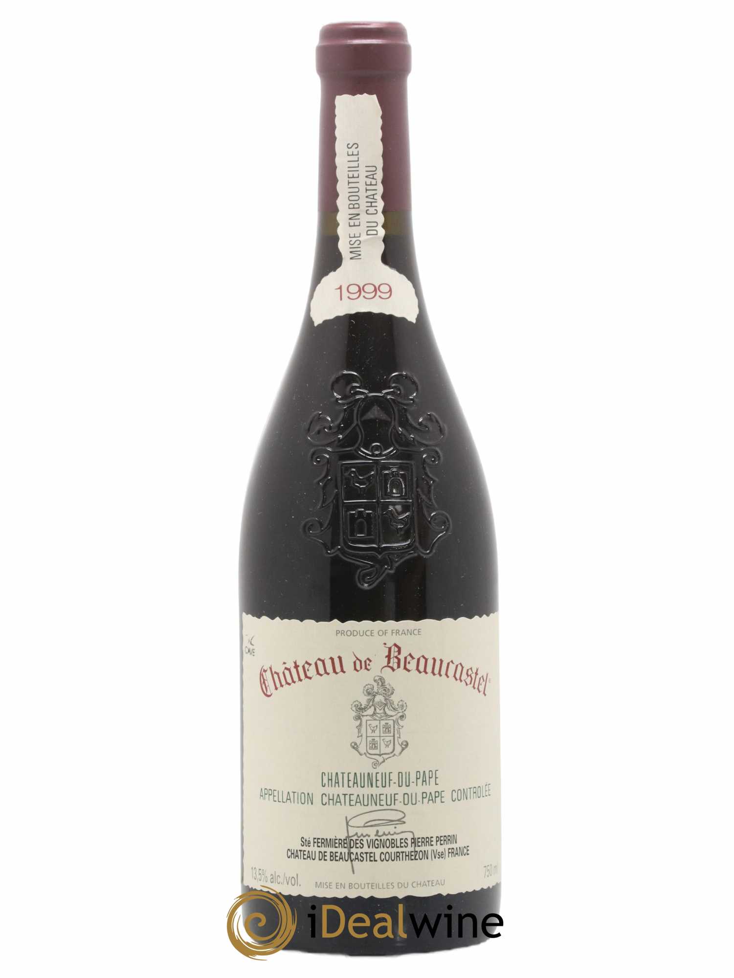 Châteauneuf-du-Pape Château de Beaucastel Famille Perrin 1999 - Lot de 1 bouteille - 0