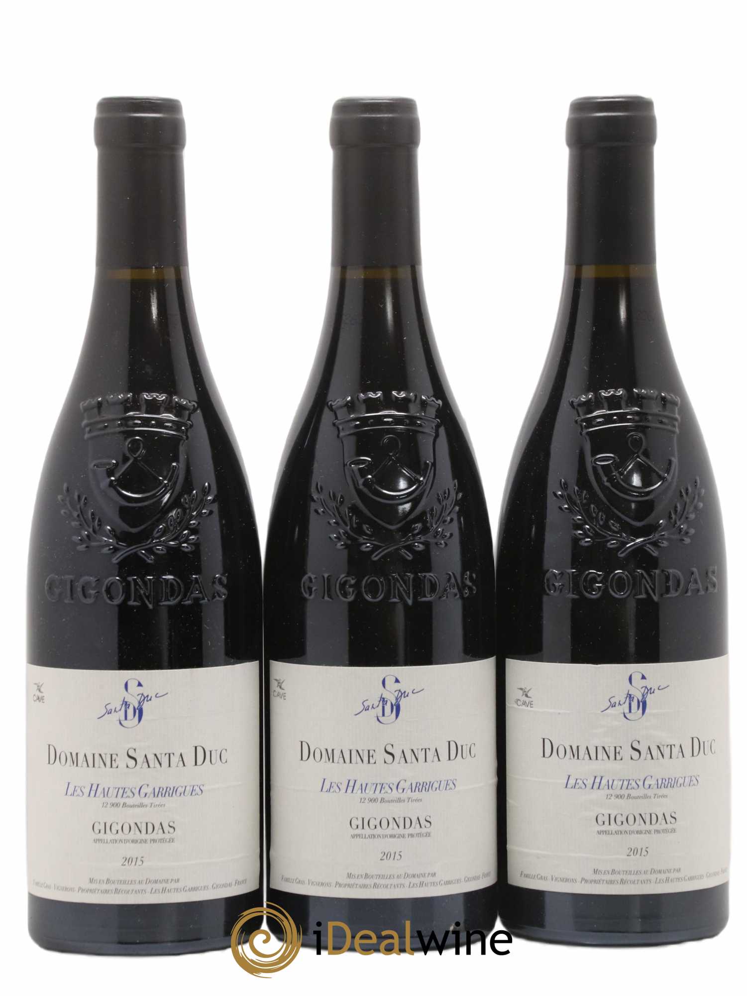 Gigondas 2015 - Posten von 3 Flaschen - 0