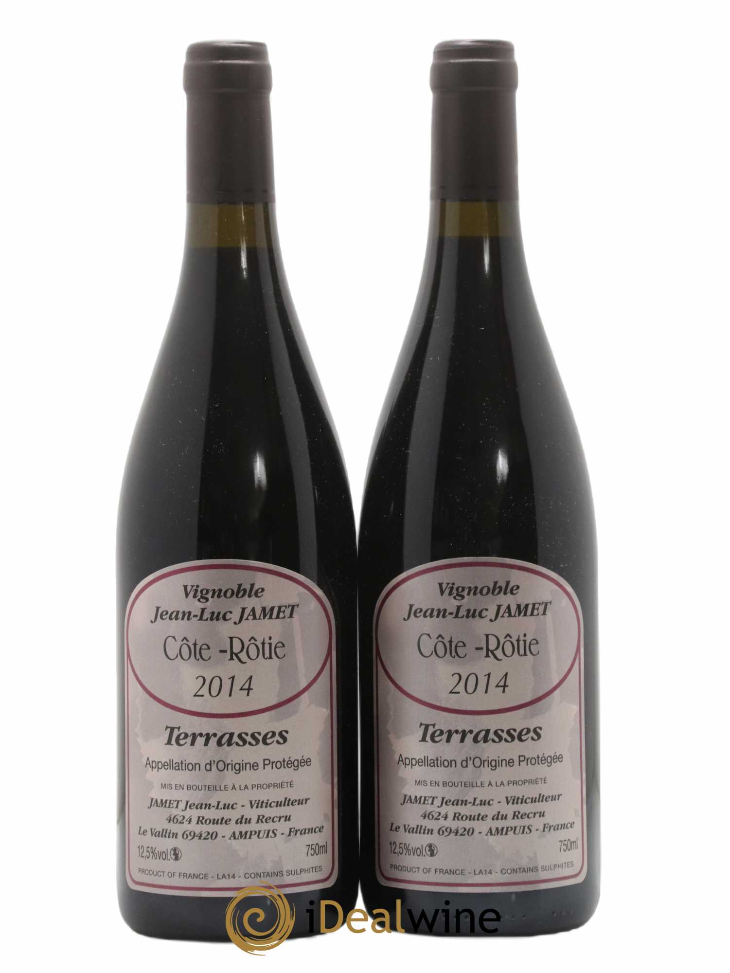 Côte-Rôtie Terrasses Jean-Luc Jamet (Domaine) 2014 - Lot de 2 bouteilles - 0