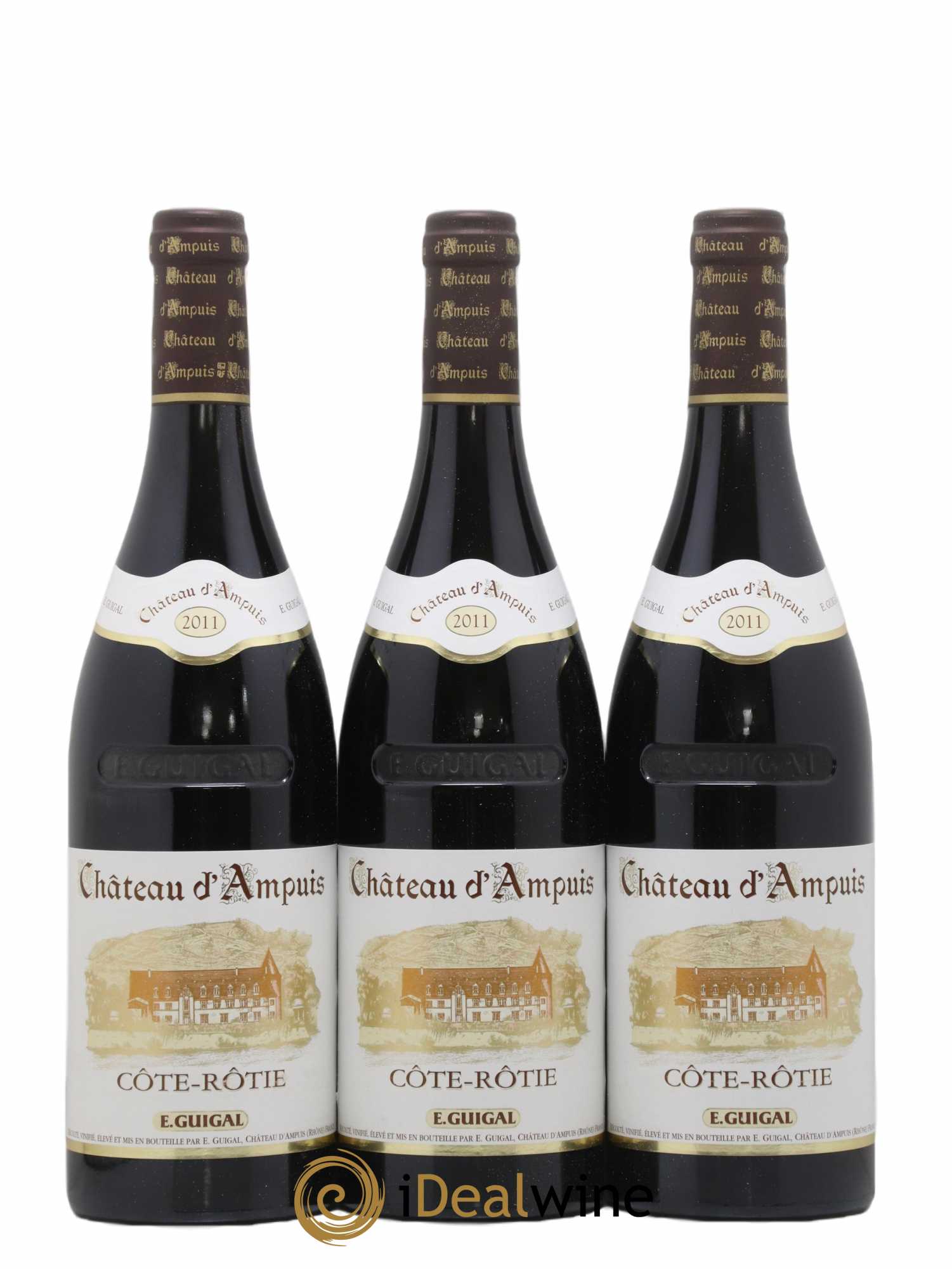 Côte-Rôtie Château d'Ampuis Guigal 2011 - Lot de 3 bouteilles - 0