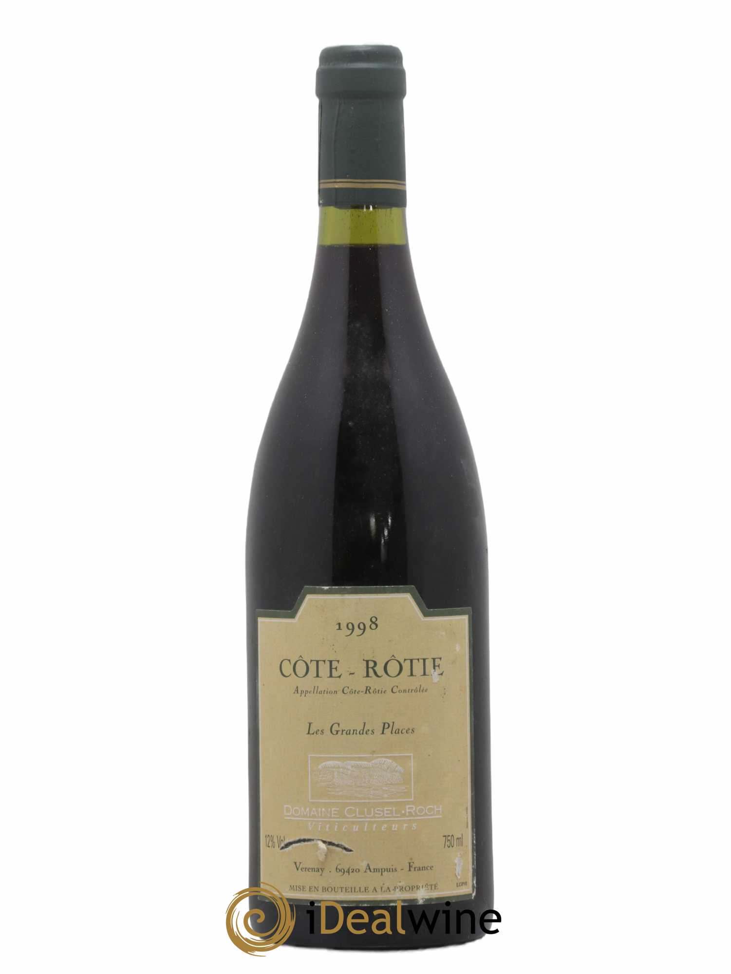 Côte-Rôtie Les Grandes Places Clusel-Roch 1998 - Lot de 1 bouteille - 0
