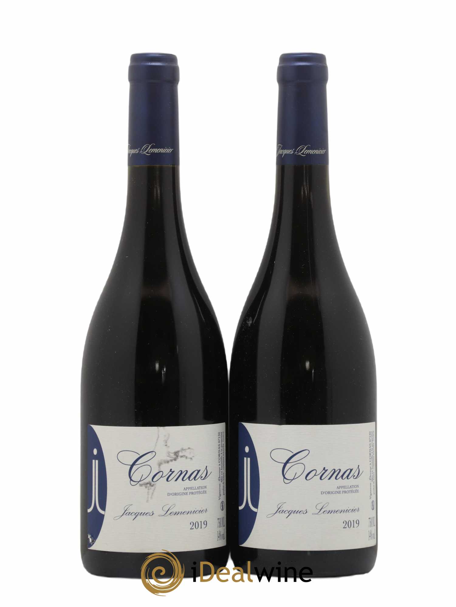 Cornas Lemenicier 2019 - Lot de 2 bouteilles - 0