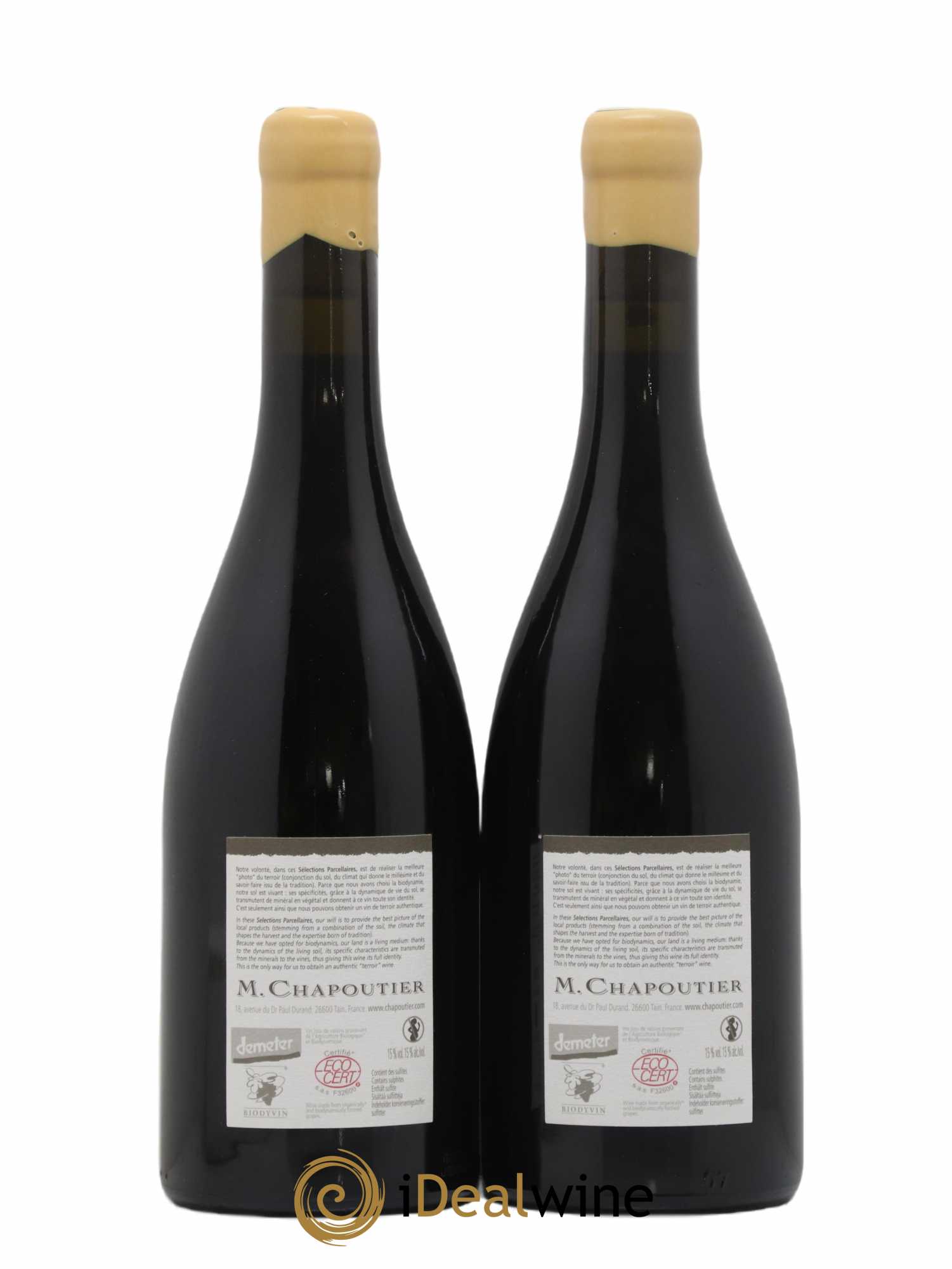 Hermitage Ermitage Les Greffieux Chapoutier 2006 - Lot of 2 bottles - 1