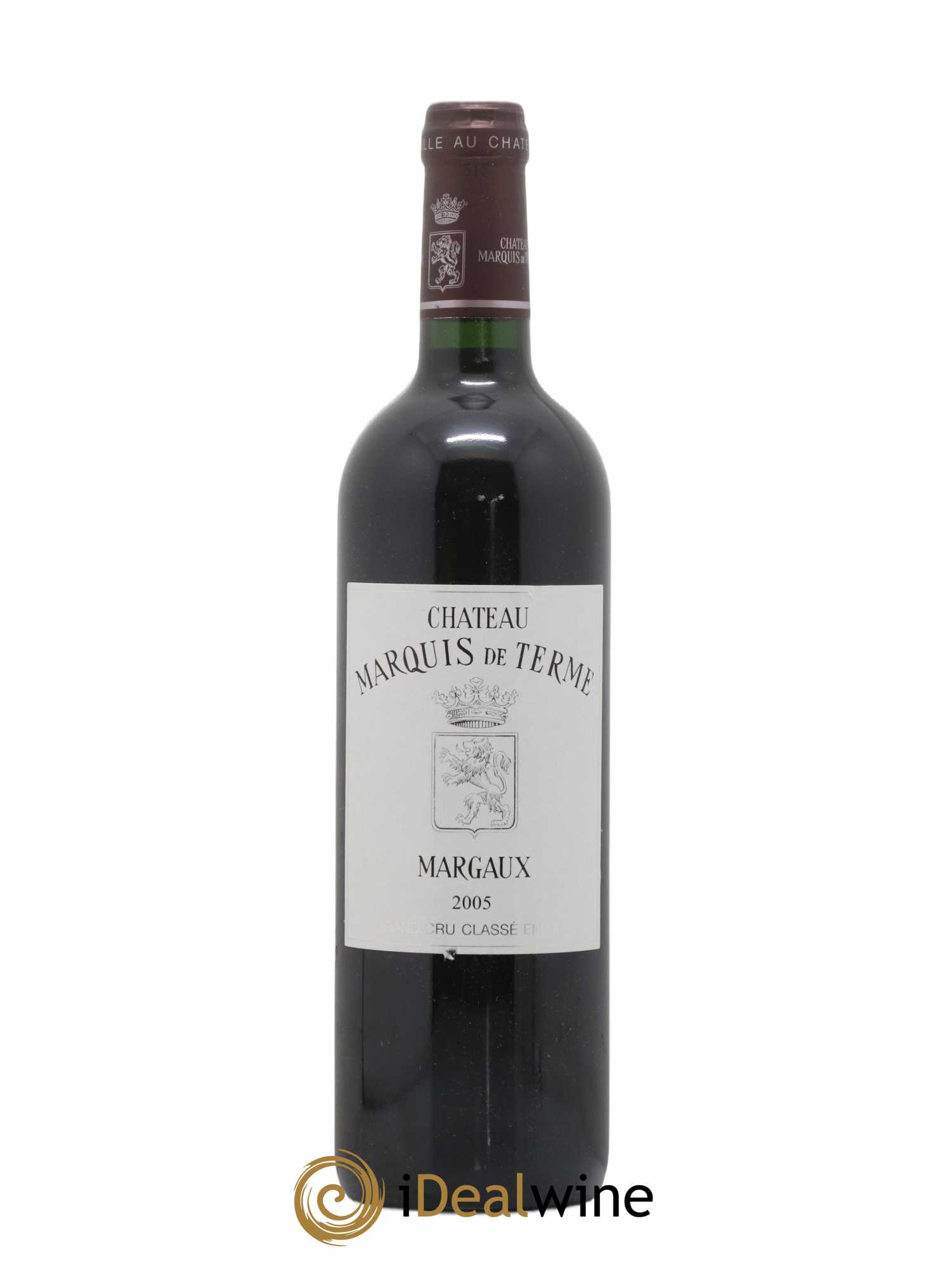 Château Marquis de Terme 4ème Grand Cru Classé 2005 - Lot de 1 bouteille - 0