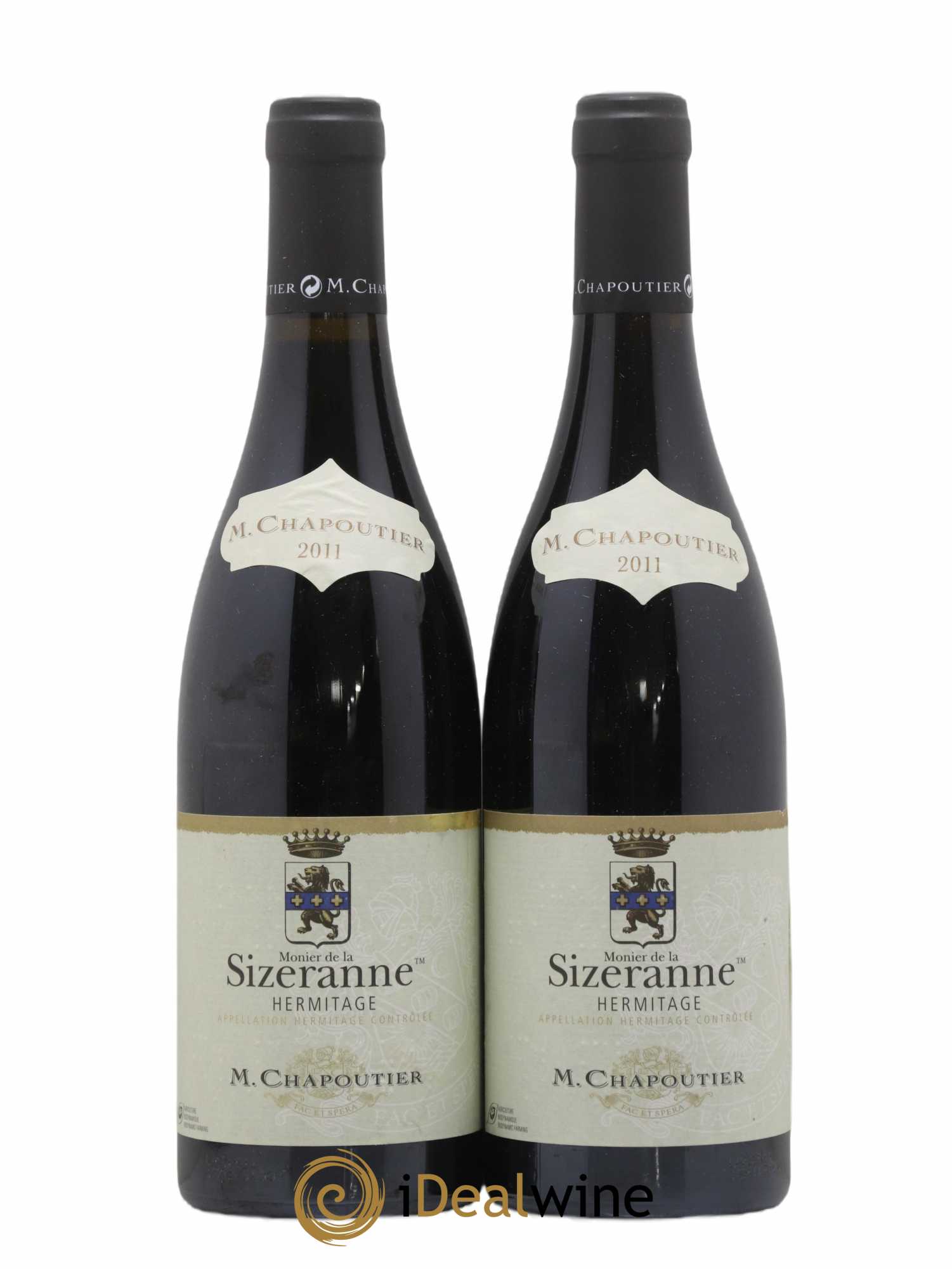 Hermitage Monier de La Sizeranne Chapoutier 2011 - Lot de 2 bouteilles - 0