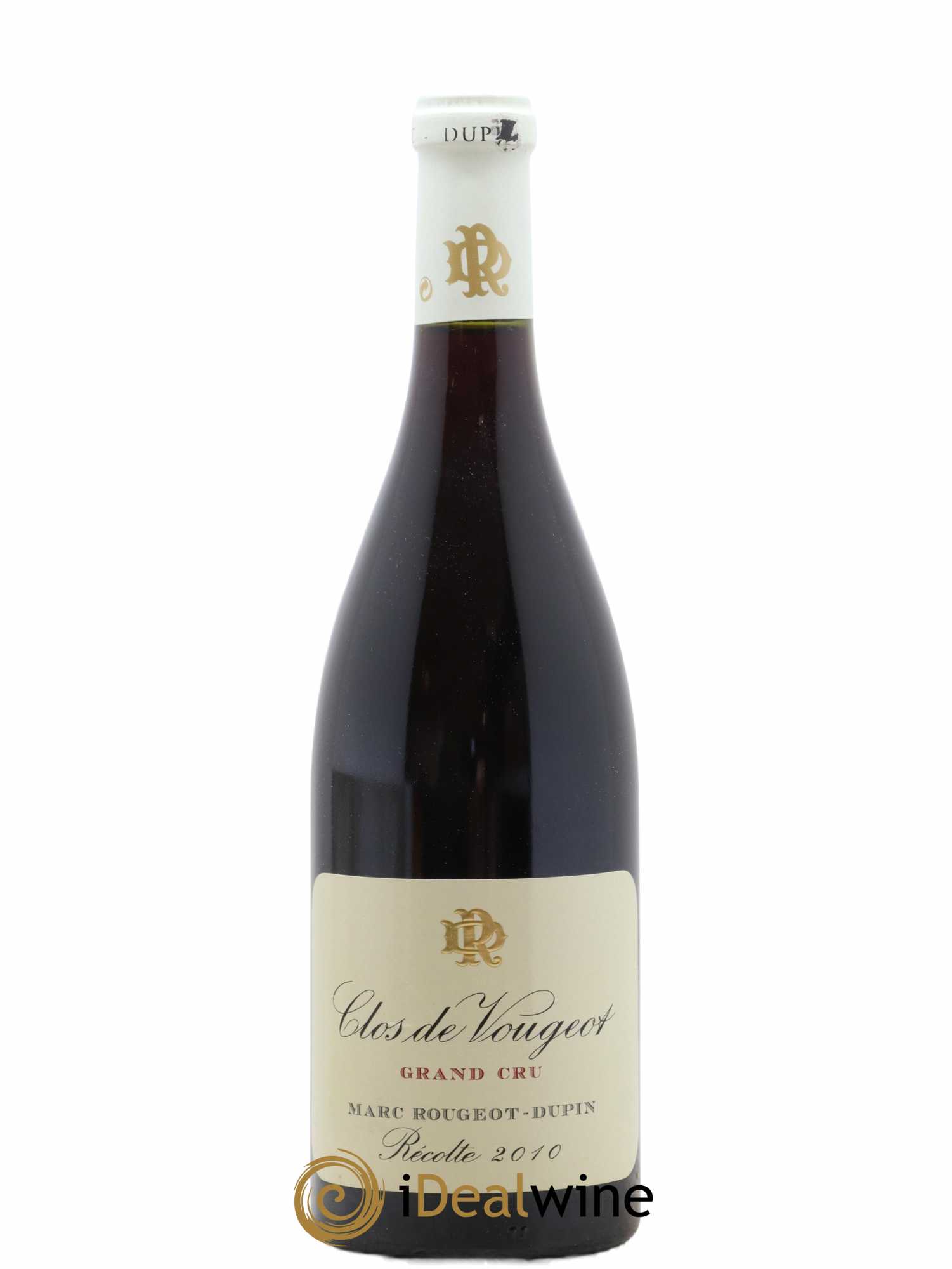 Clos de Vougeot Grand Cru Marc Rougeot-Dupin 2010 - Lot de 1 bouteille - 0