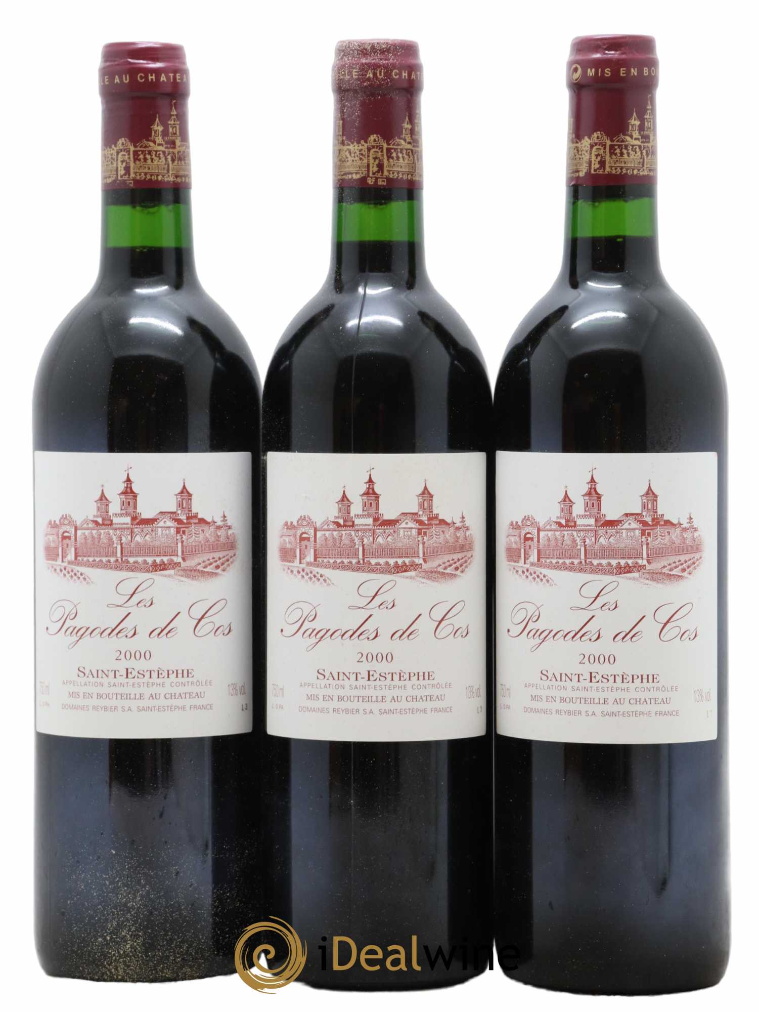 Les Pagodes de Cos Second Vin 2000 - Lot de 6 bouteilles - 2