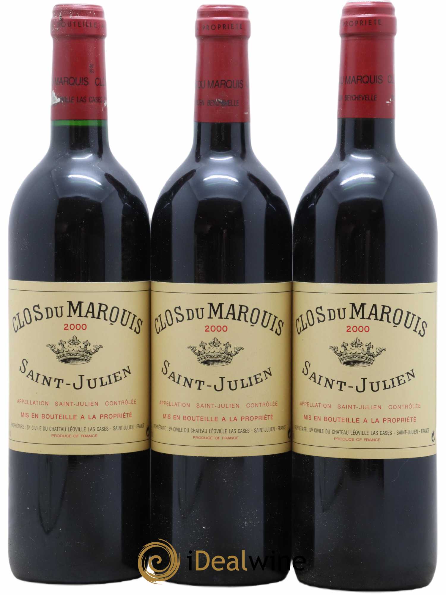 Clos du Marquis 2000 - Lot de 3 bouteilles - 0