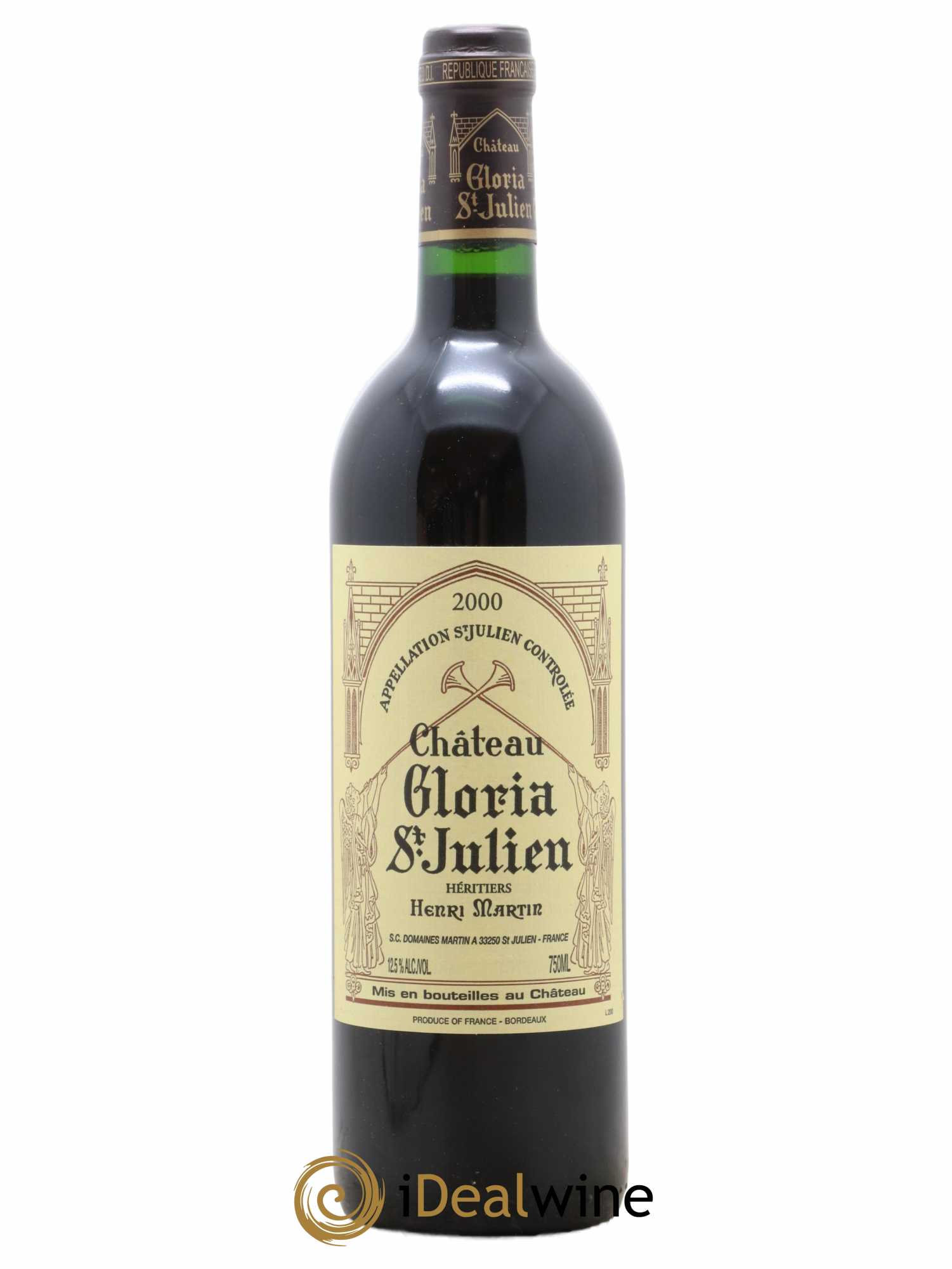 Château Gloria 2000 - Lot de 1 bouteille - 0