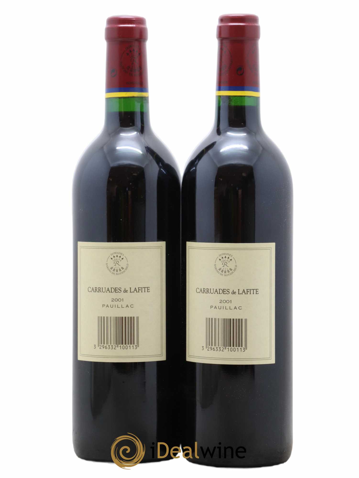 Carruades de Lafite Rothschild Second Vin 2001 - Lot de 2 bouteilles - 1