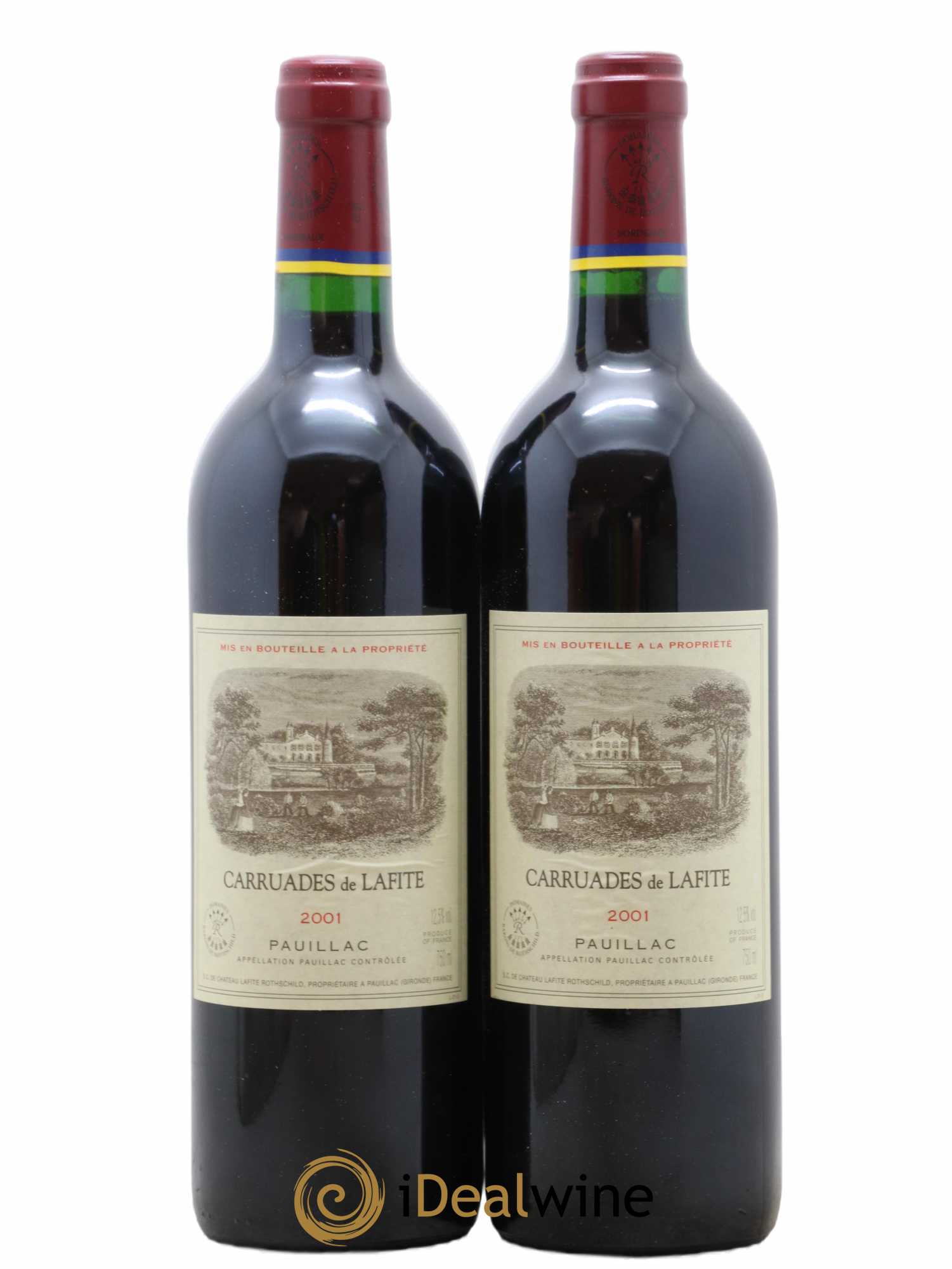 Carruades de Lafite Rothschild Second Vin 2001 - Lot de 2 bouteilles - 0