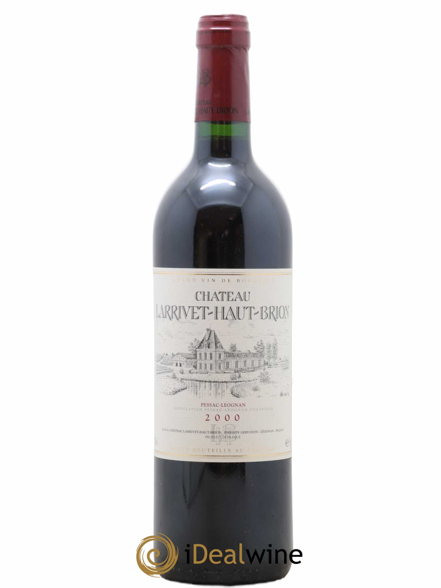 Château Larrivet Haut-Brion 2000 - Lot de 1 bouteille - 0
