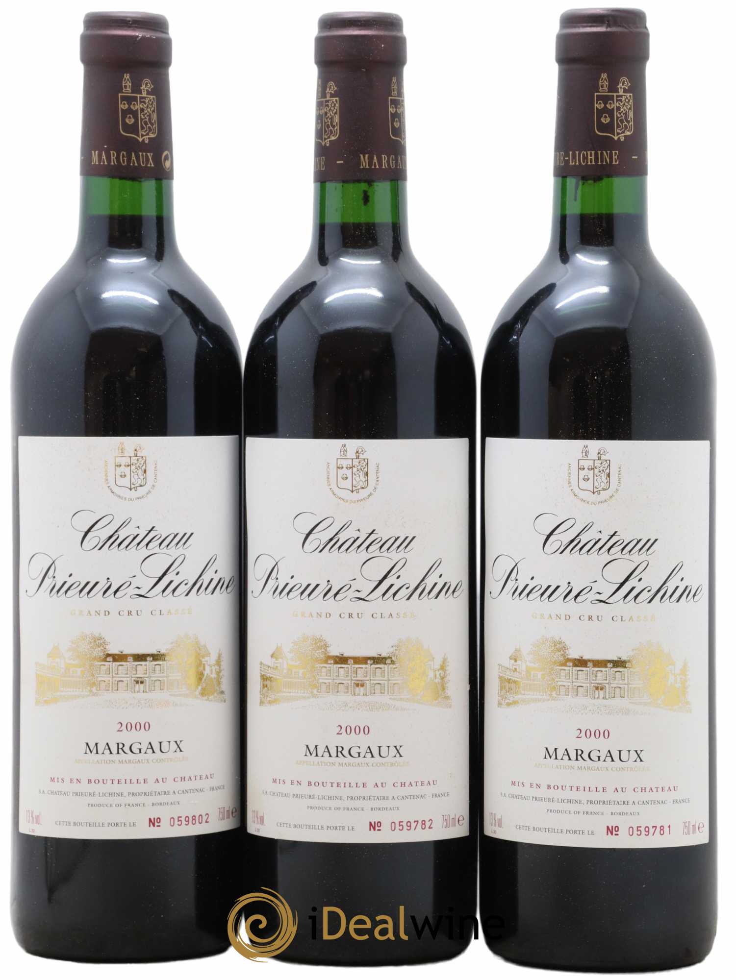 Château Prieuré Lichine 4ème Grand Cru Classé 2000 - Lot of 6 bottles - 2