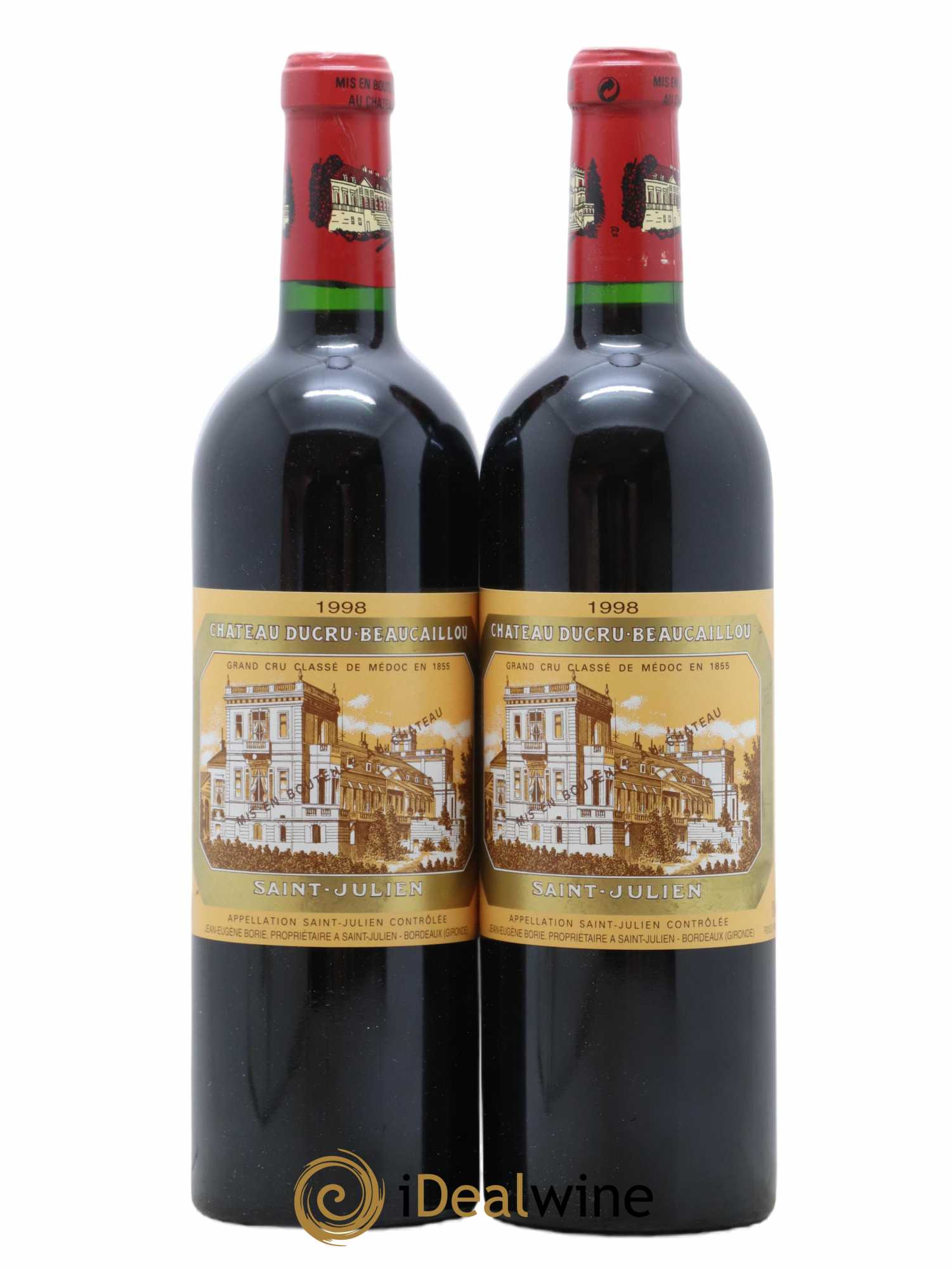 Château Ducru Beaucaillou 2ème Grand Cru Classé 1998 - Lot de 2 bouteilles - 0