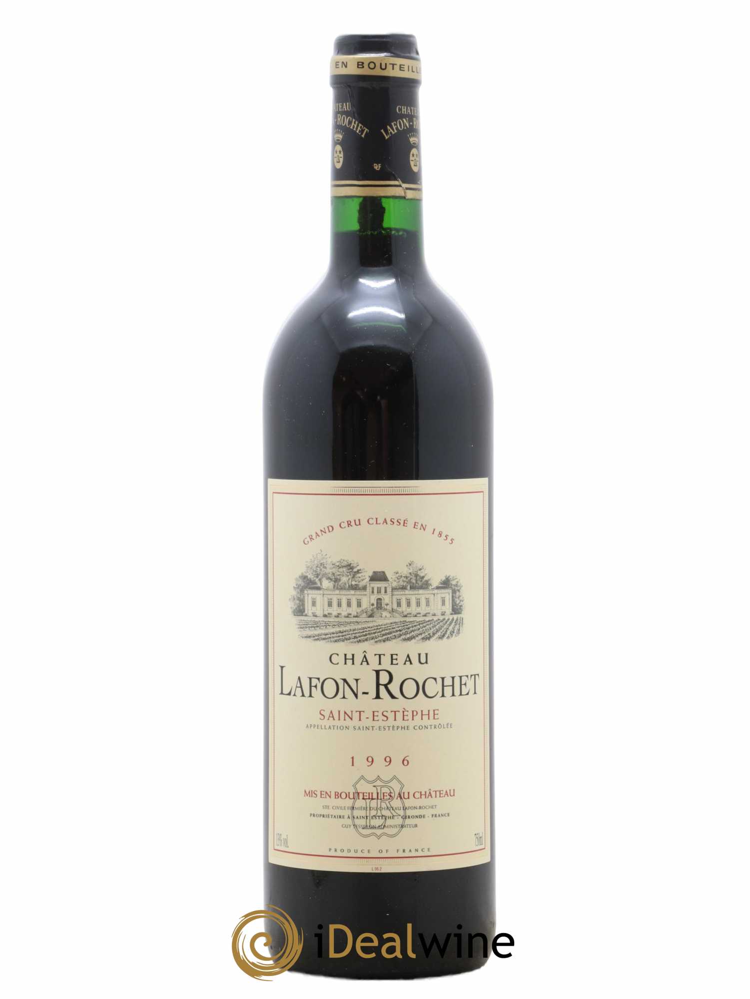Château Lafon Rochet 4ème Grand Cru Classé 1996 - Lot de 1 bouteille - 0