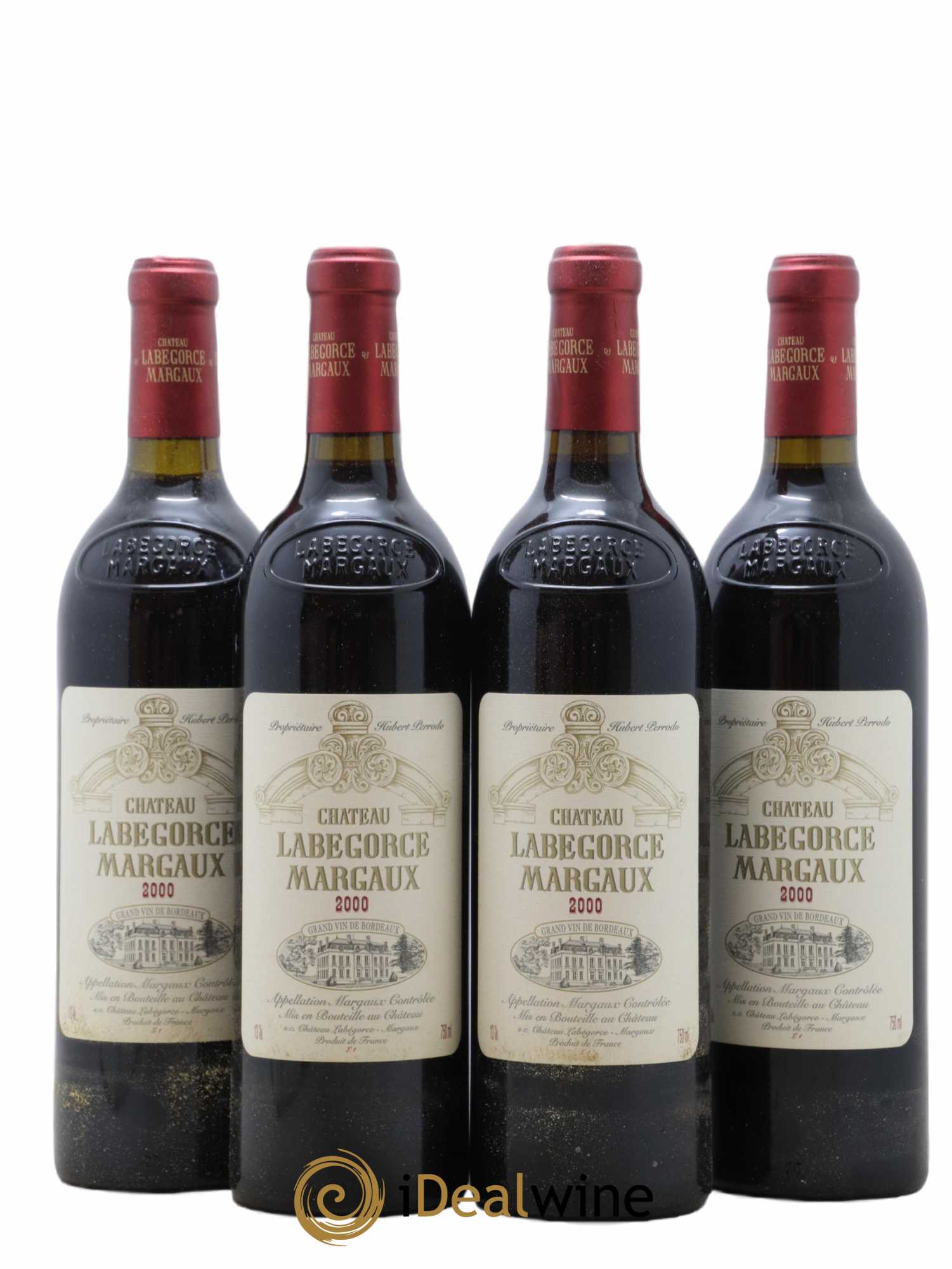 Château Labegorce Cru Bourgeois 2000 - Lot de 4 bouteilles - 0