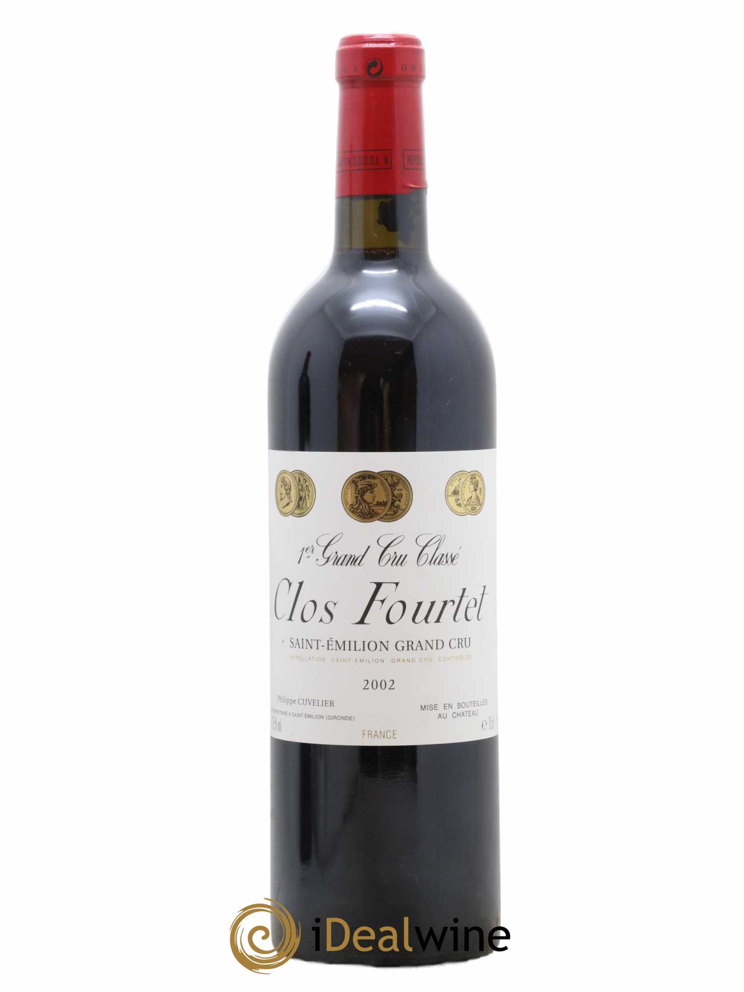 Clos Fourtet 1er Grand Cru Classé B 2002 - Lot de 1 bouteille - 0