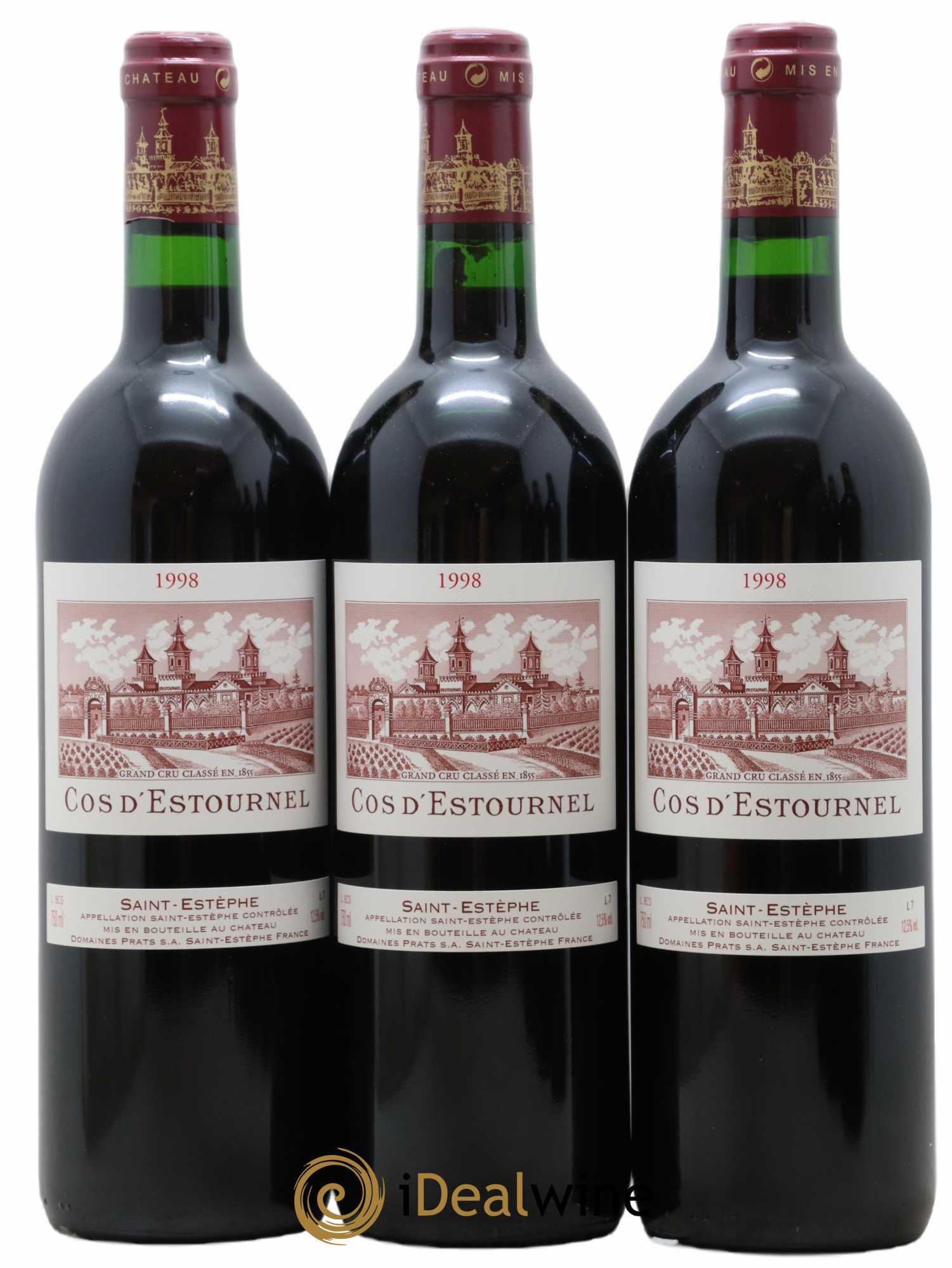 Cos d'Estournel 2ème Grand Cru Classé 1998 - Lot of 6 bottles - 1