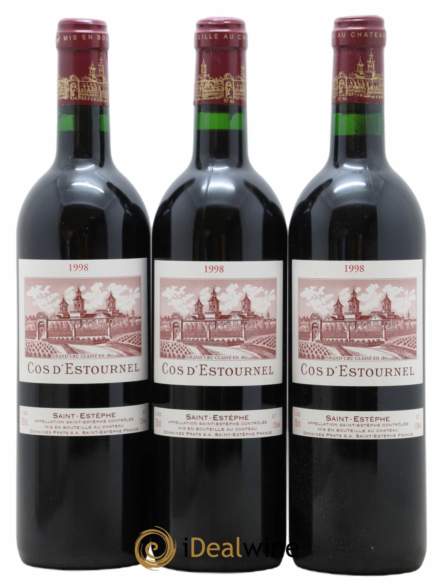 Cos d'Estournel 2ème Grand Cru Classé 1998 - Lot of 6 bottles - 2