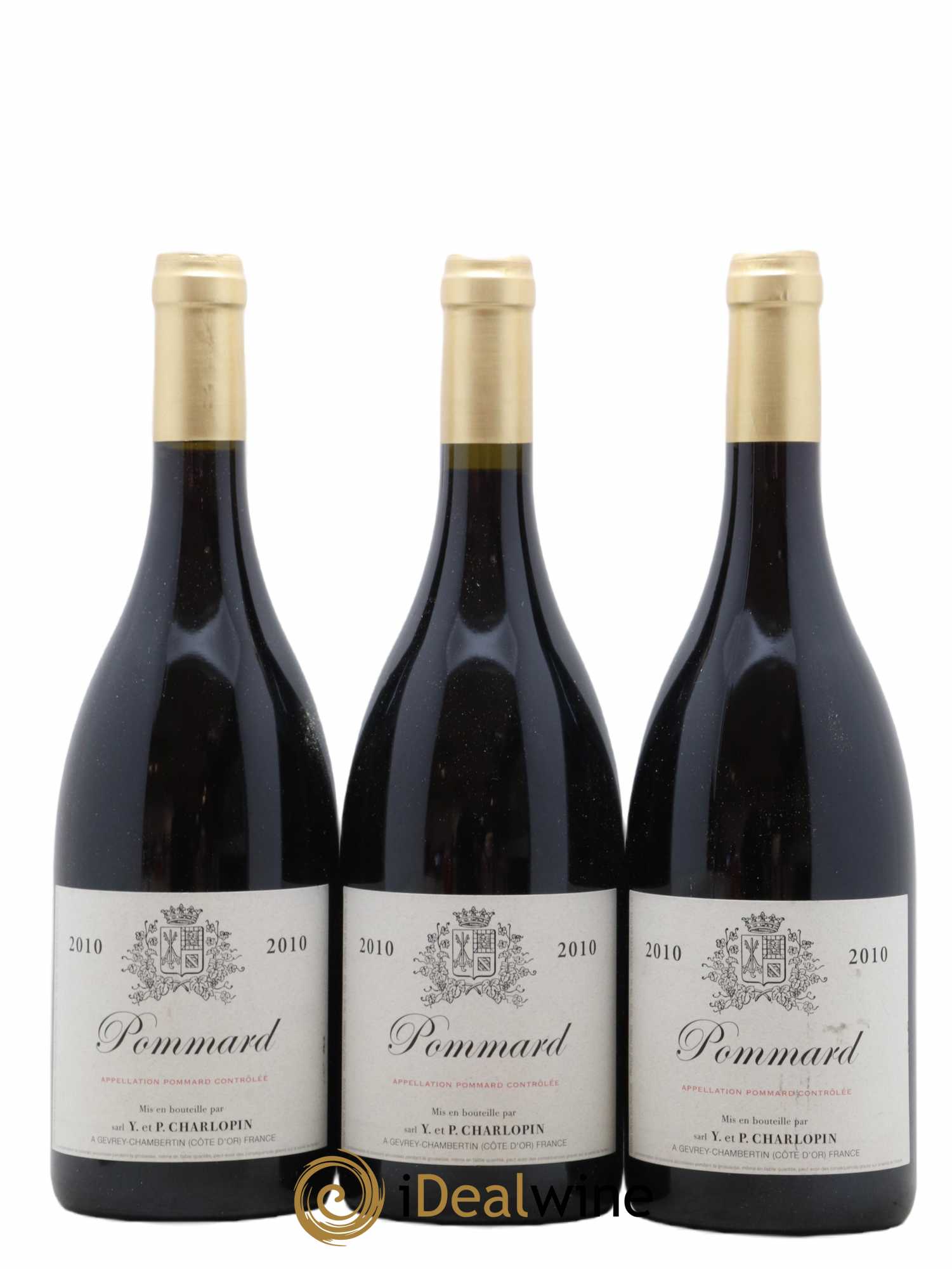 Pommard Charlopin 2010 - Lot de 3 bouteilles - 0