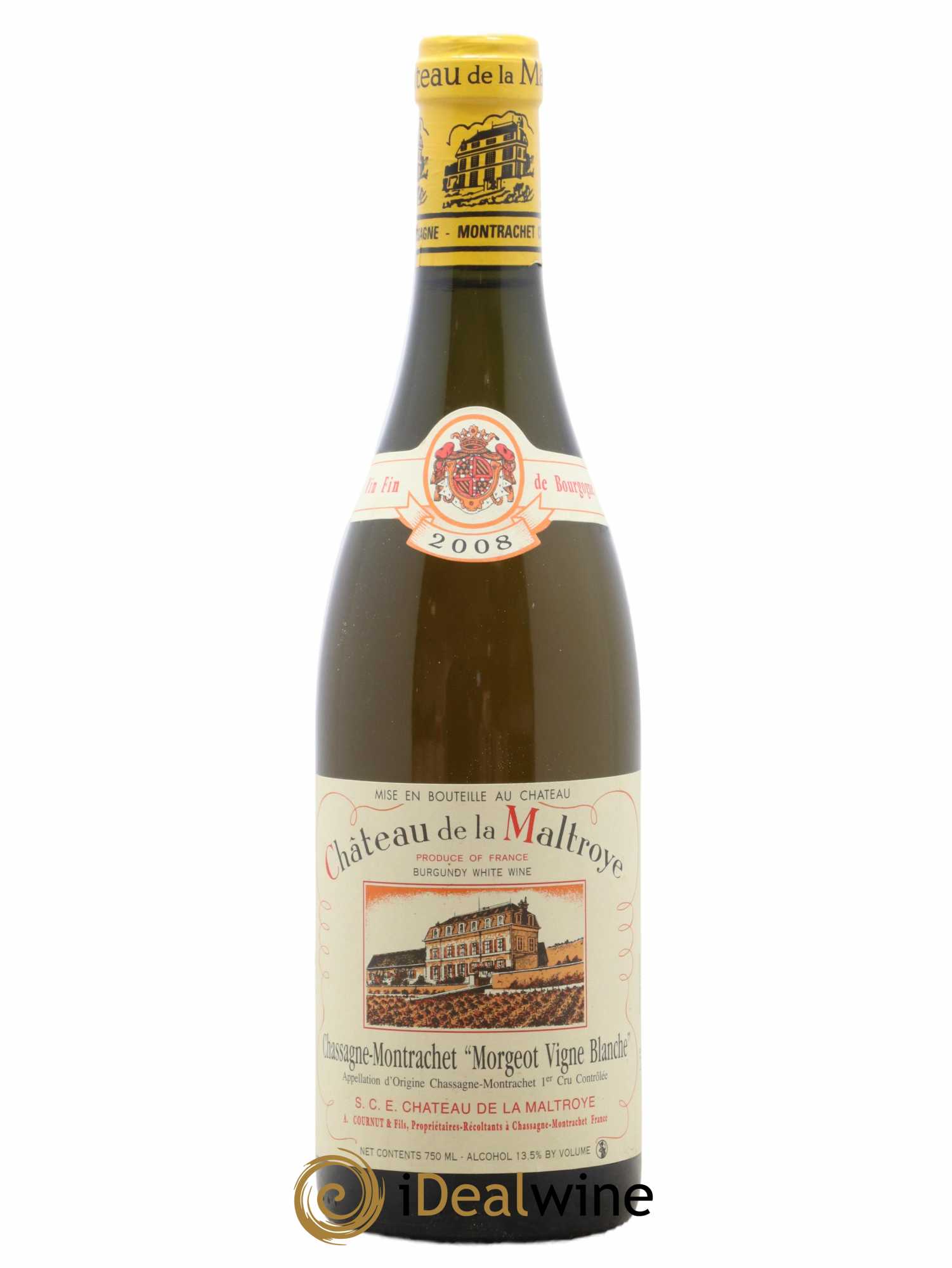 Chassagne-Montrachet 1er Cru Morgeot Vigne Blanche Château de la Maltroye 2008 - Lot de 1 bouteille - 0