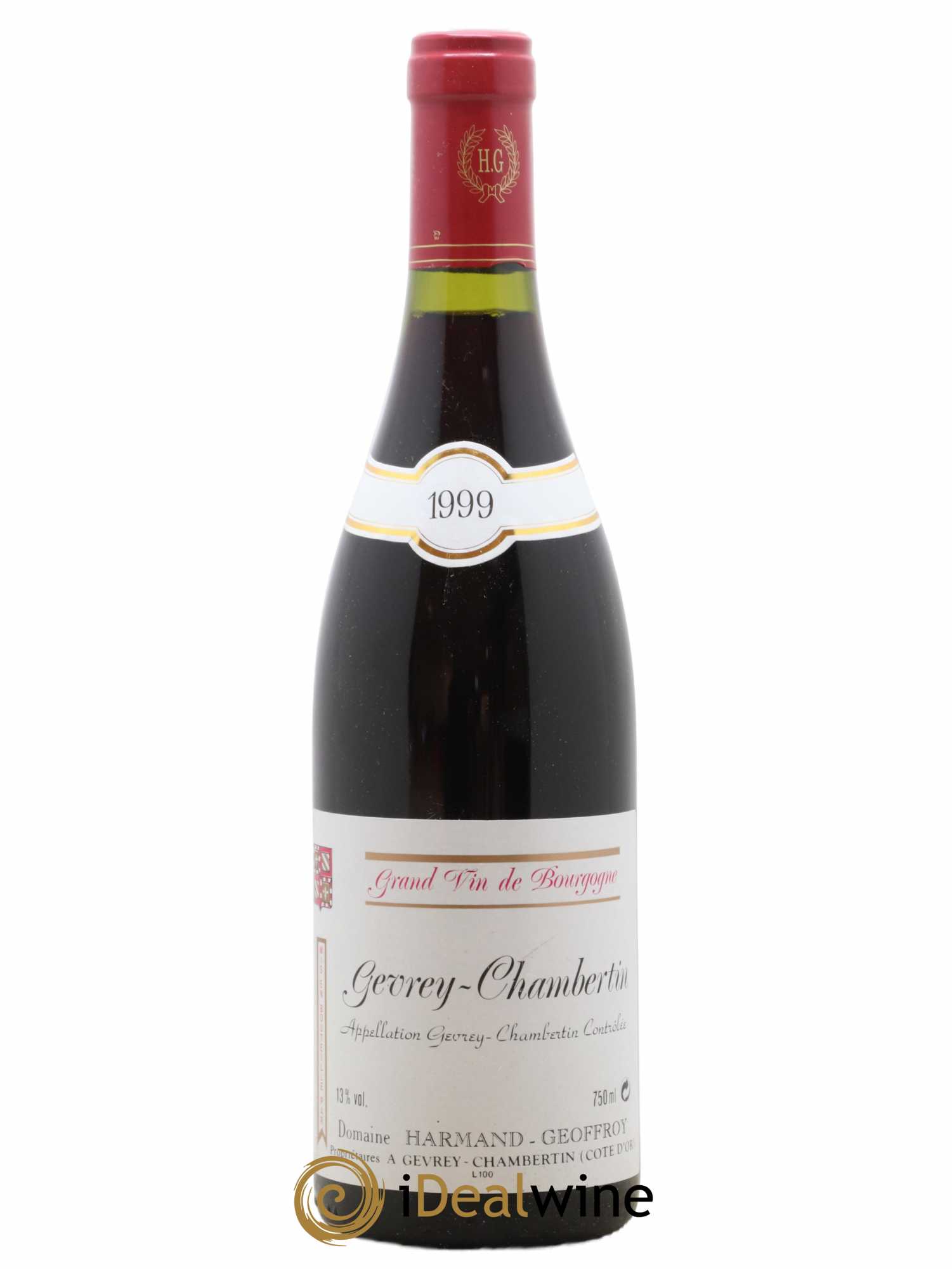 Gevrey-Chambertin Domaine Harmand Geoffroy 1999 - Lot de 1 bouteille - 0