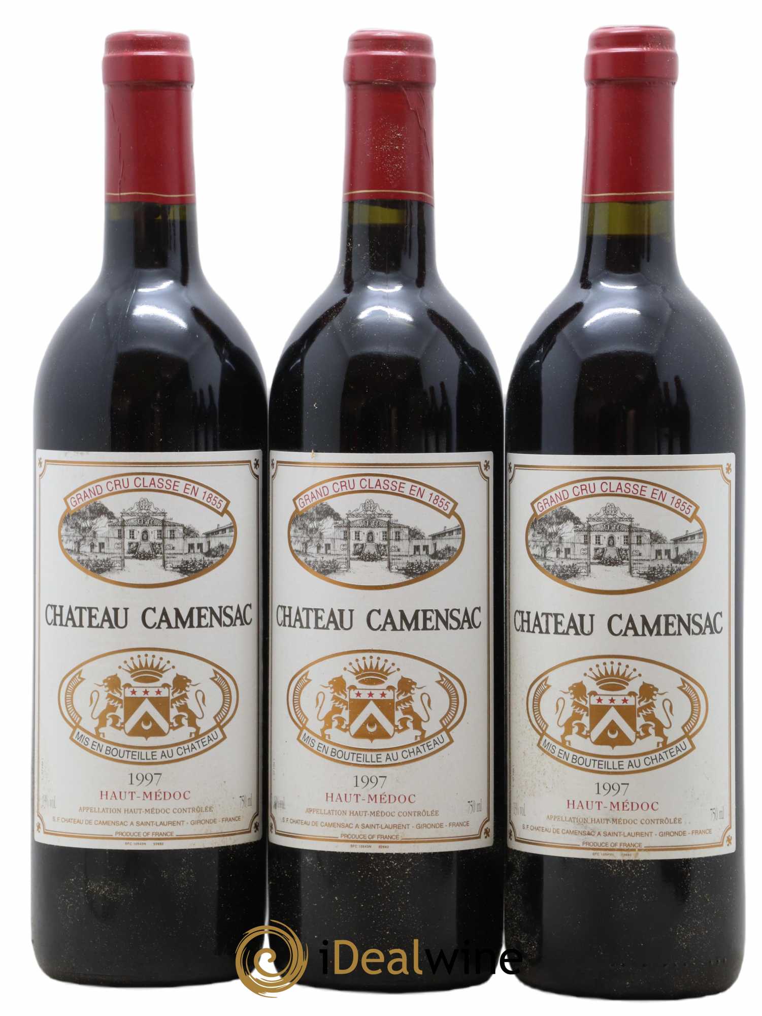 Château Camensac 5ème Grand Cru Classé 1997 - Lot de 6 bouteilles - 1