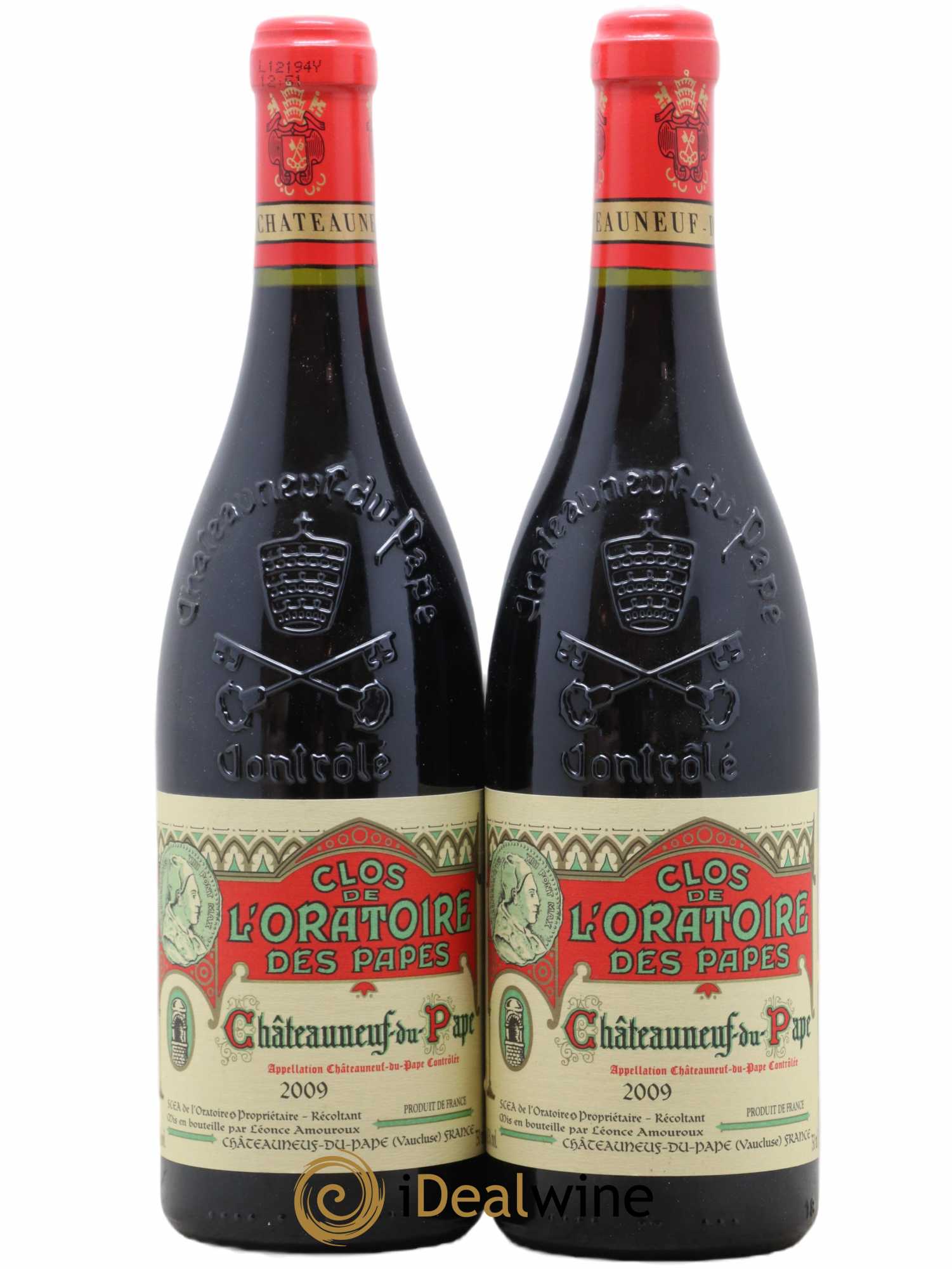 Châteauneuf-du-Pape Clos de l'Oratoire des Papes 2009 - Lot de 2 bouteilles - 0
