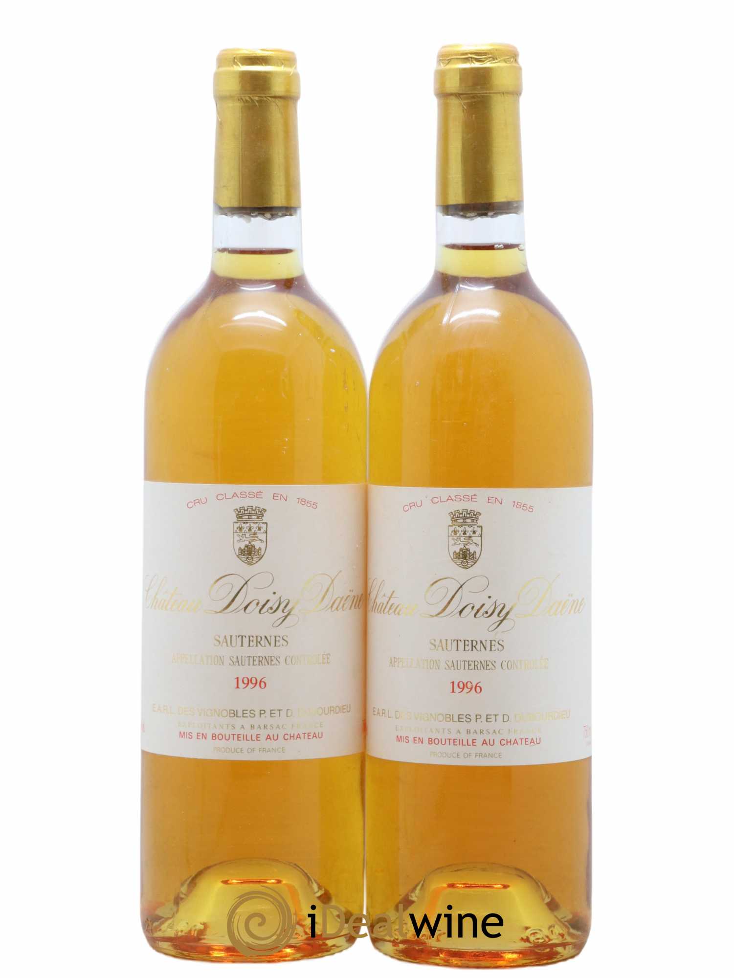 Château Doisy Daëne 2ème Grand Cru Classé 1996 - Lotto di 2 bottiglie - 0