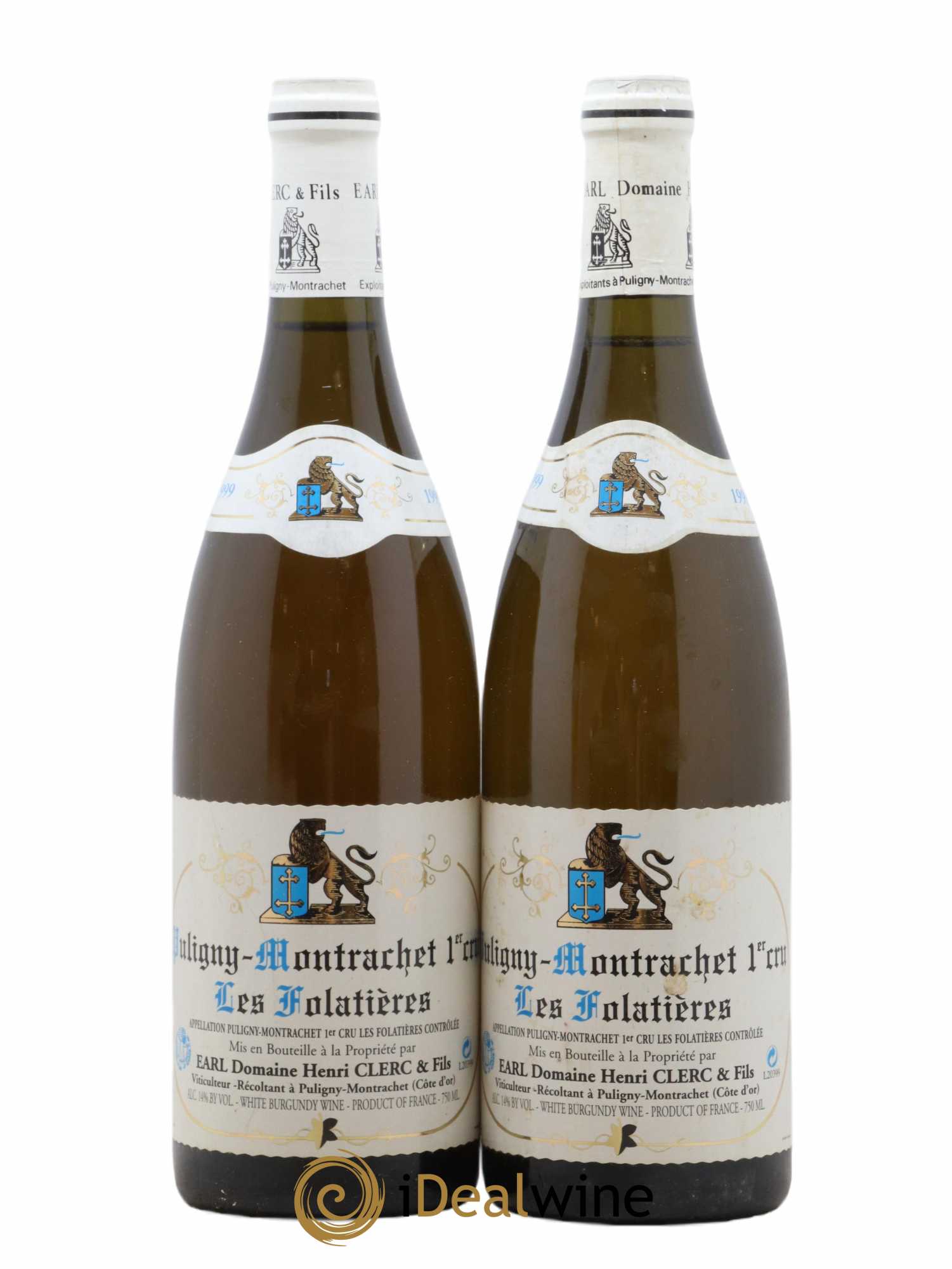 Puligny-Montrachet 1er Cru 1999 - Posten von 2 Flaschen - 0