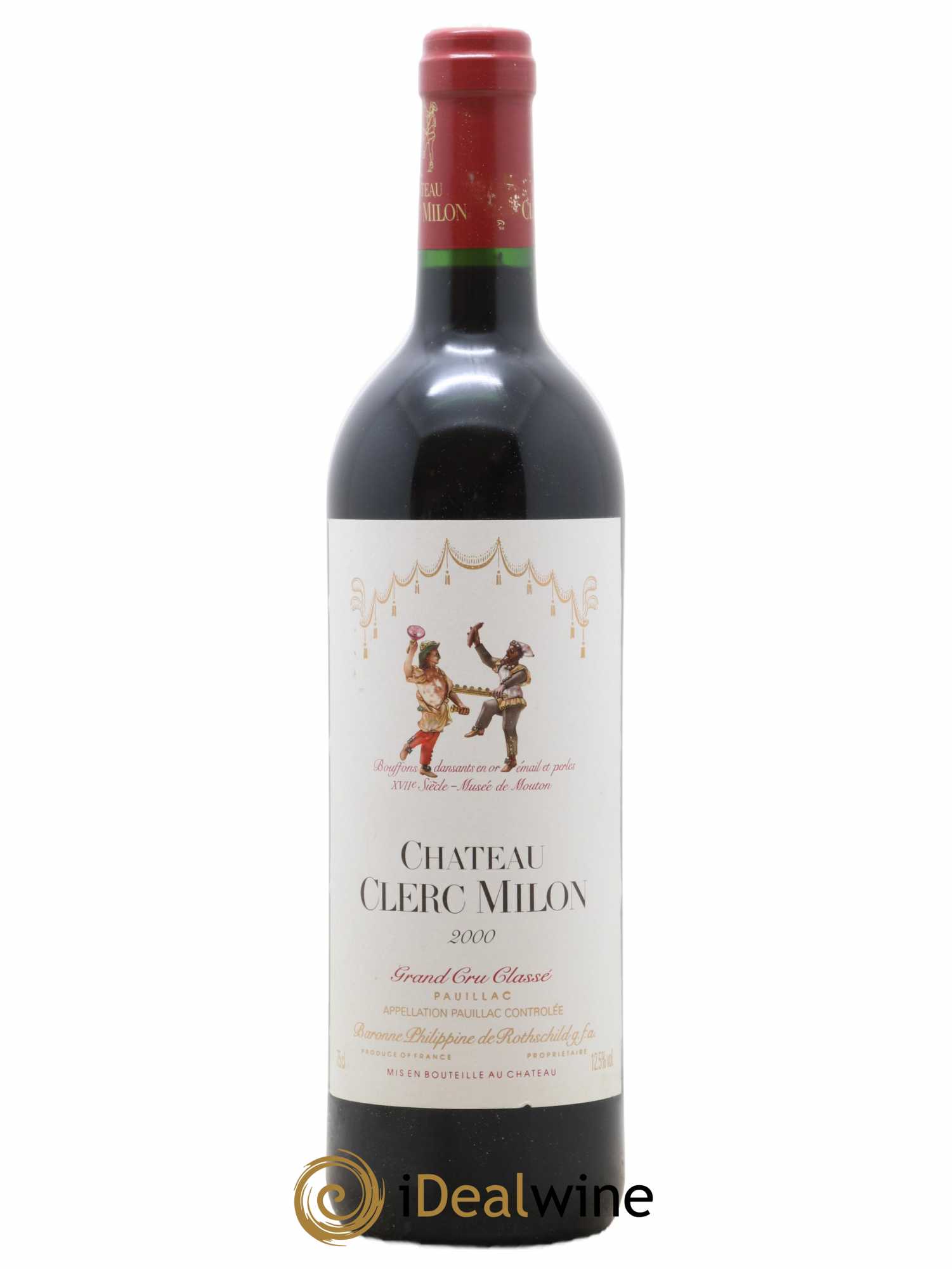 Château Clerc Milon 5ème Grand Cru Classé 2000 - Lot de 1 bouteille - 0