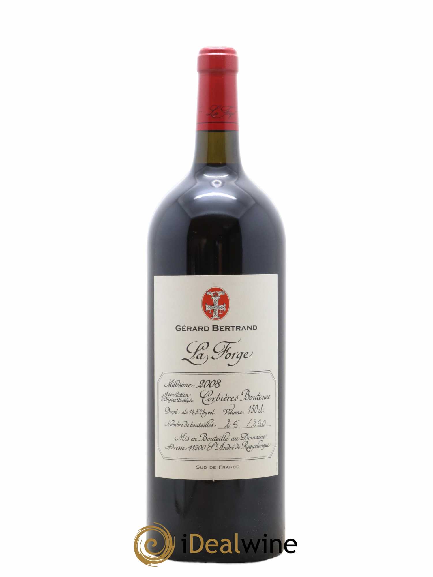 Corbières Boutenac La Forge Château L'Hospitalet Gerard Bertrand 2008 - Lot de 1 magnum - 1