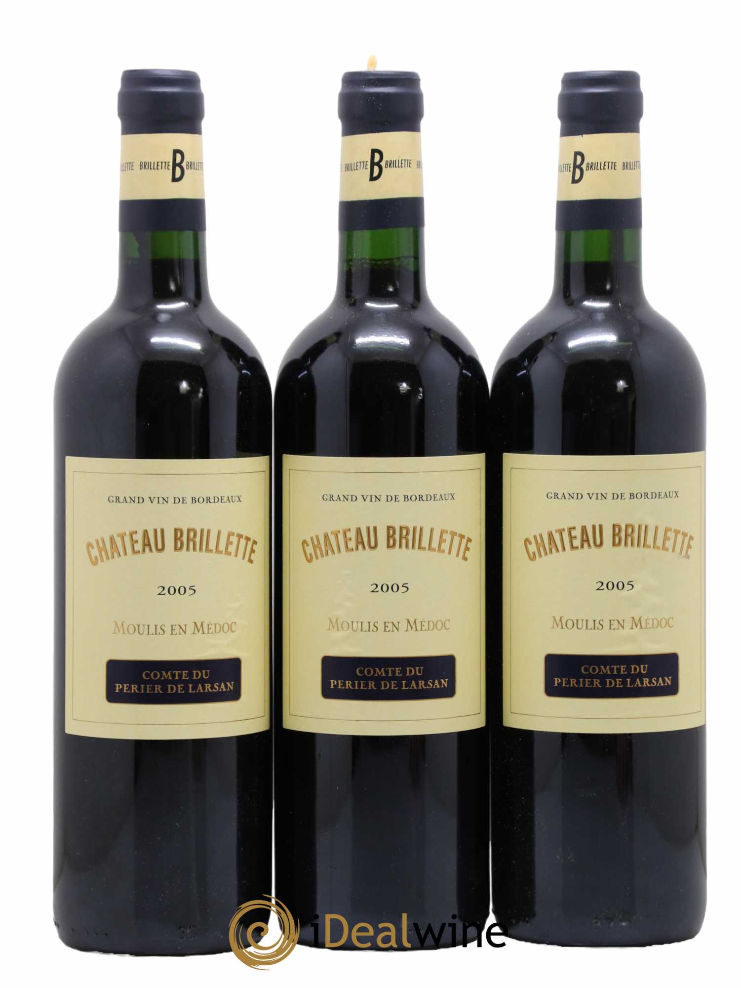 Château Brillette Cru Bourgeois 2005 - Lot de 6 bouteilles - 1