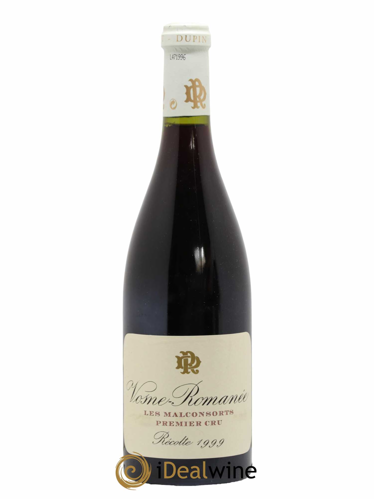 Vosne-Romanée 1er Cru Les Malconsorts Marc Rougeot-Dupin 1999 - Lot de 1 bouteille - 0