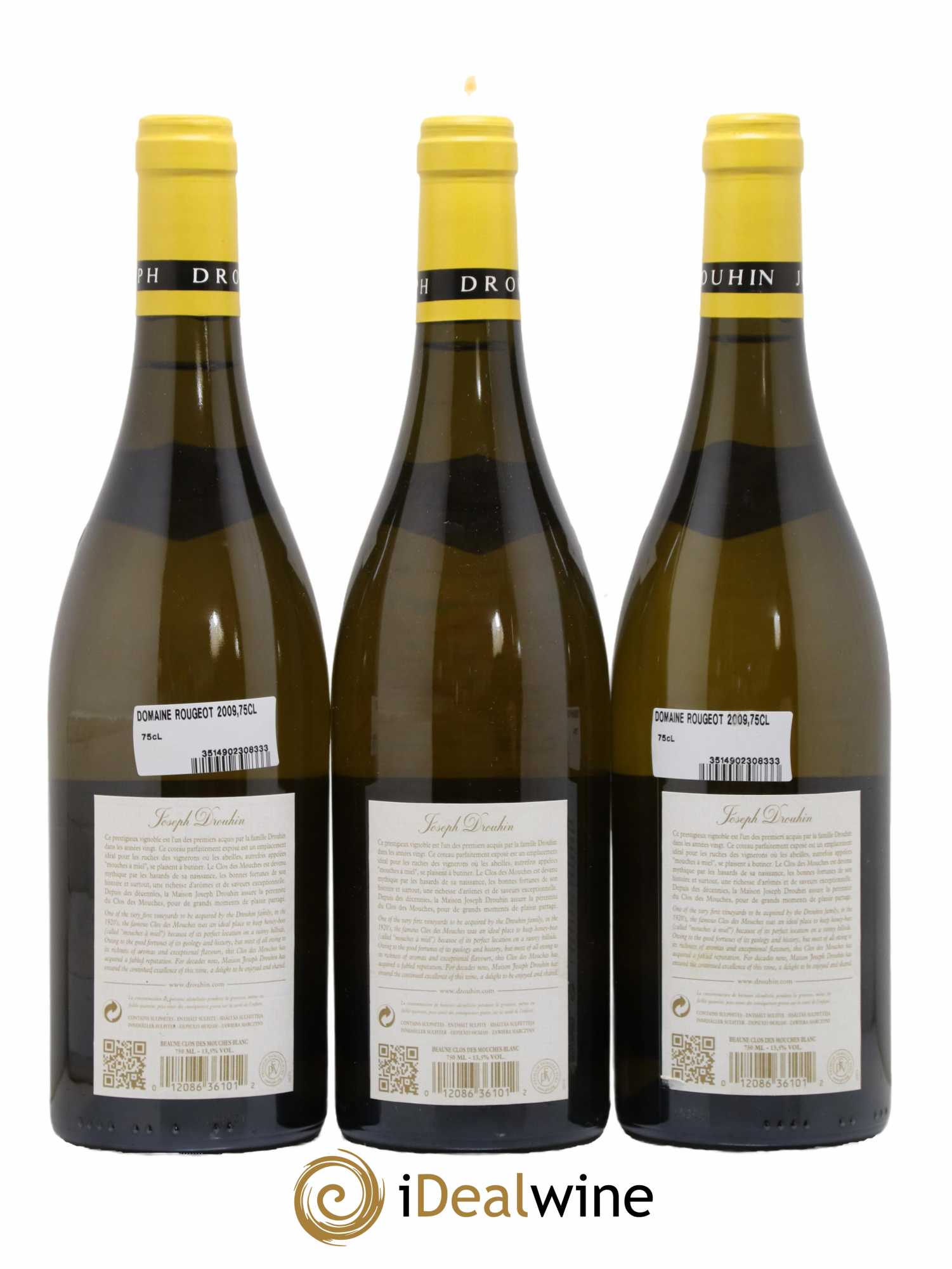 Beaune 1er Cru Clos des Mouches Joseph Drouhin 2009 - Lot de 3 bouteilles - 1