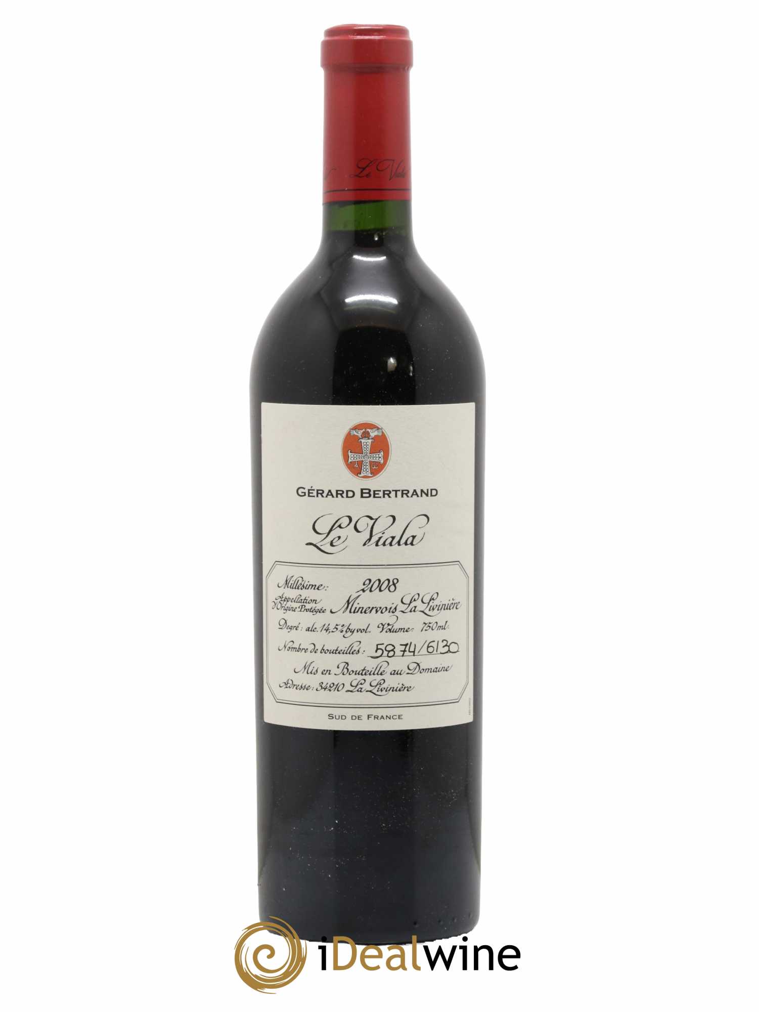 Minervois La Livinière Le Viala Gérard Bertrand 2008 - Lot de 1 bouteille - 0