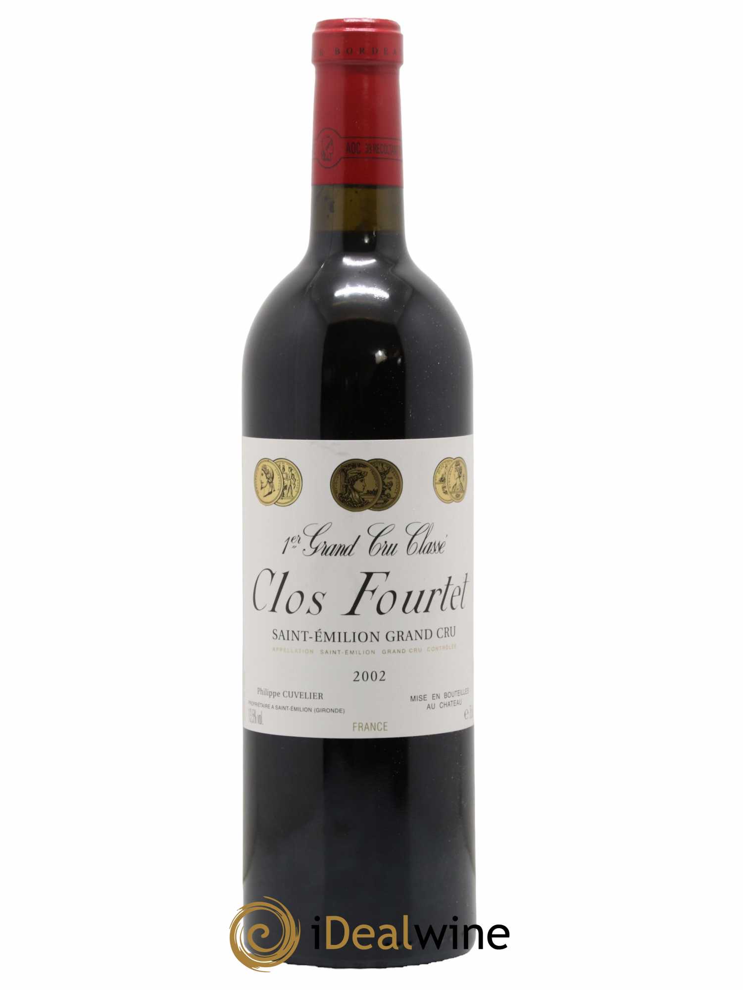 Clos Fourtet 1er Grand Cru Classé B 2002 - Lot de 1 bouteille - 0