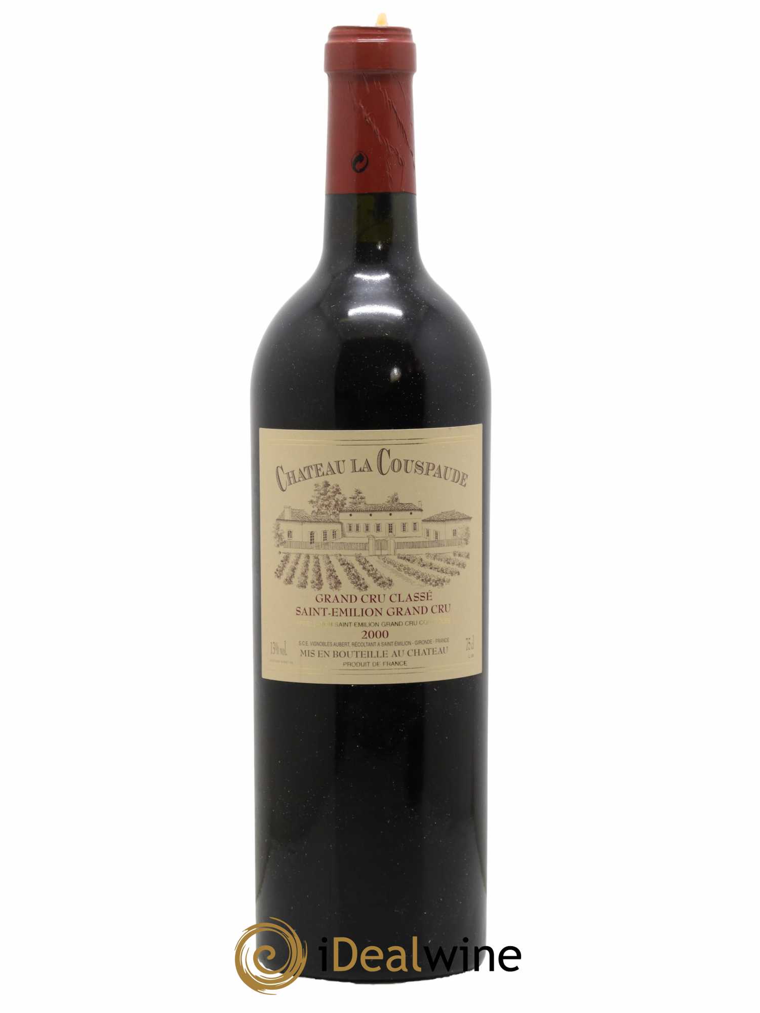 Château la Couspaude Grand Cru Classé 2000 - Lot de 1 bouteille - 0