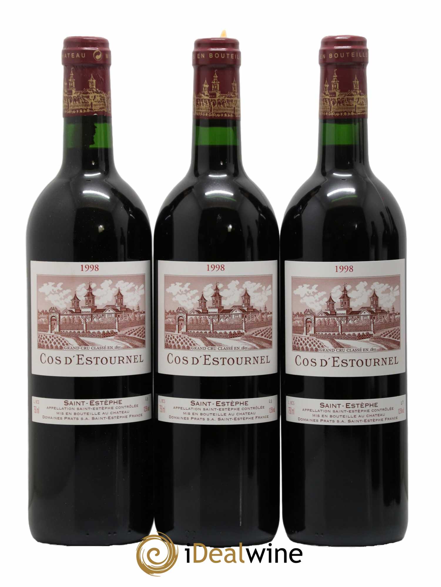 Cos d'Estournel 2ème Grand Cru Classé 1998 - Lot de 6 bouteilles - 1