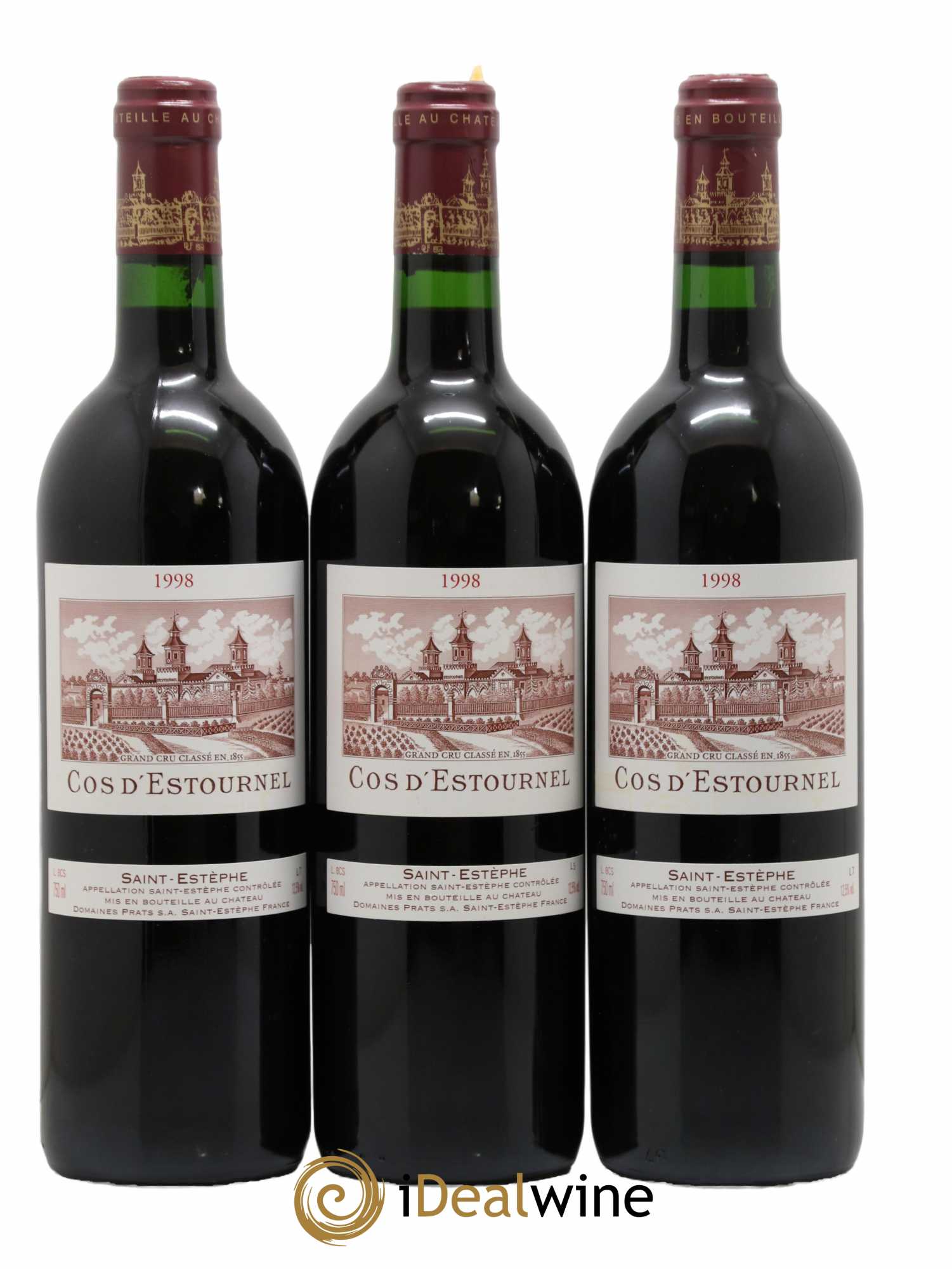 Cos d'Estournel 2ème Grand Cru Classé 1998 - Lot de 6 bouteilles - 2