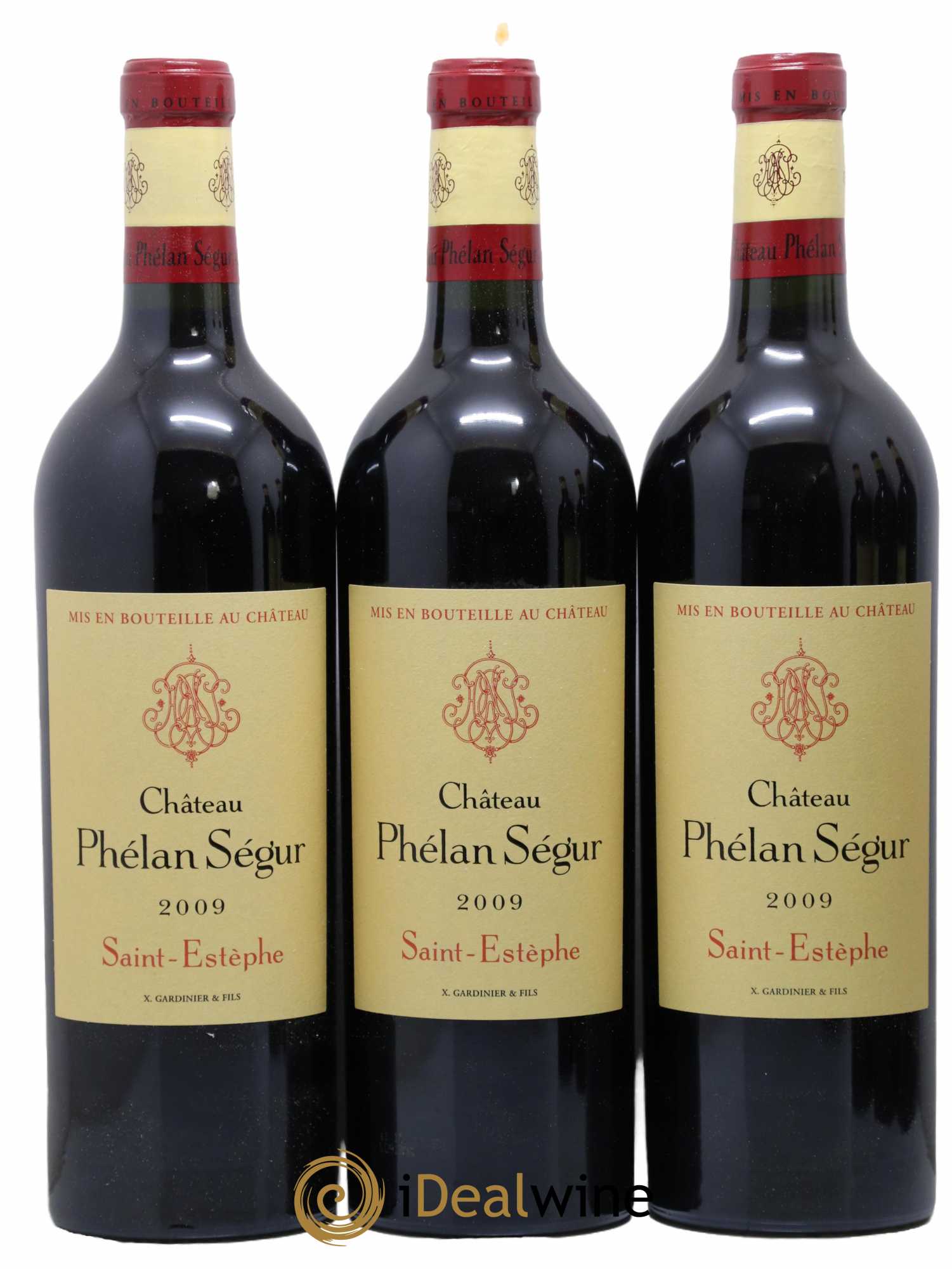 Château Phélan Ségur 2009 - Posten von 6 Flaschen - 1