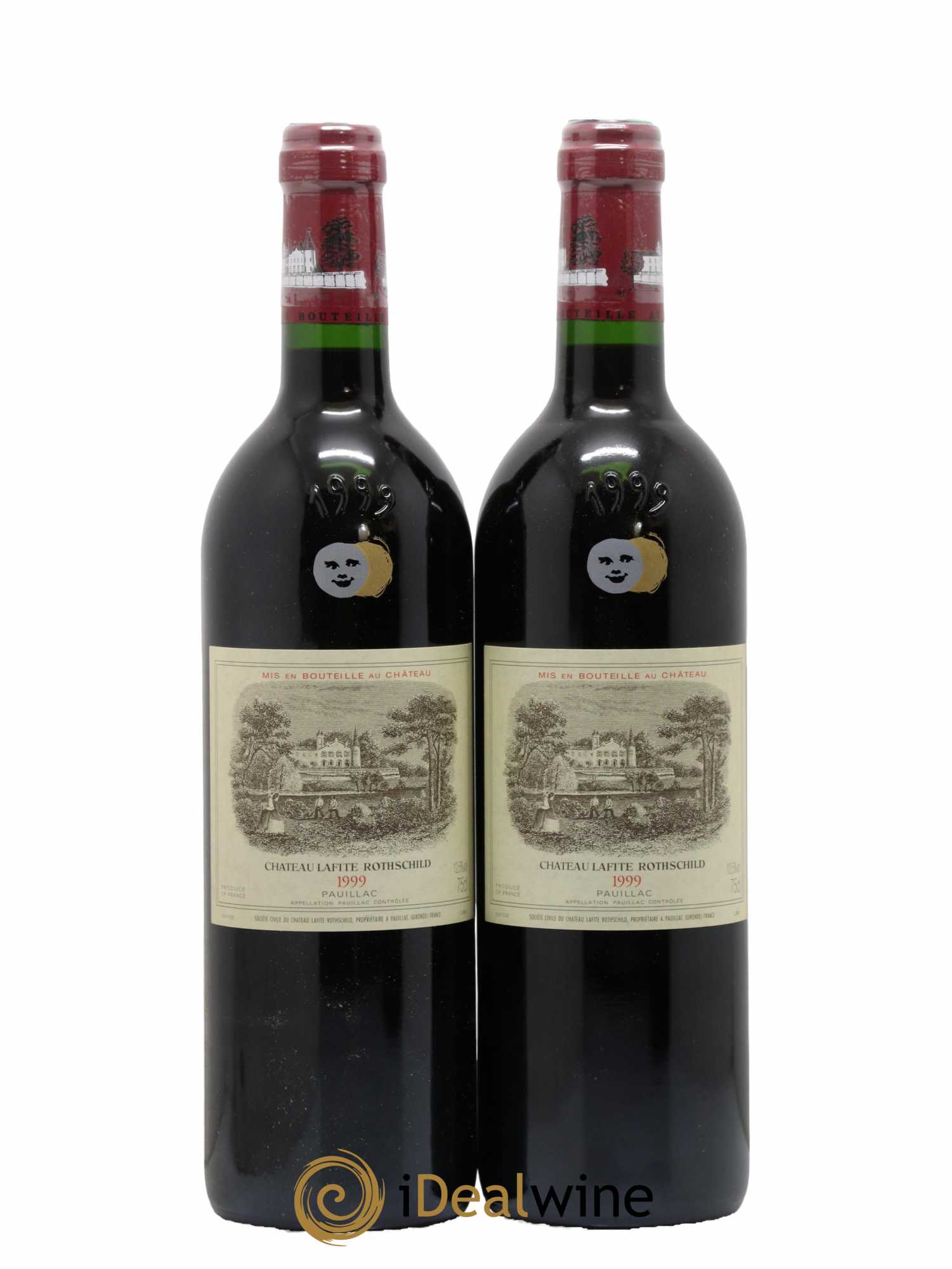 Château Lafite Rothschild 1er Grand Cru Classé 1999 - Lot de 2 bouteilles - 0