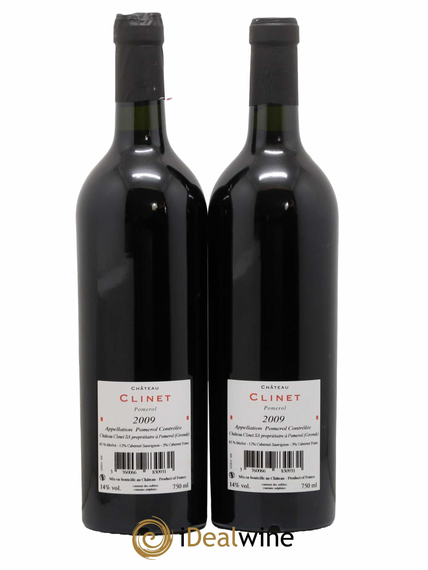 Château Clinet 2009 - Posten von 2 Flaschen - 1