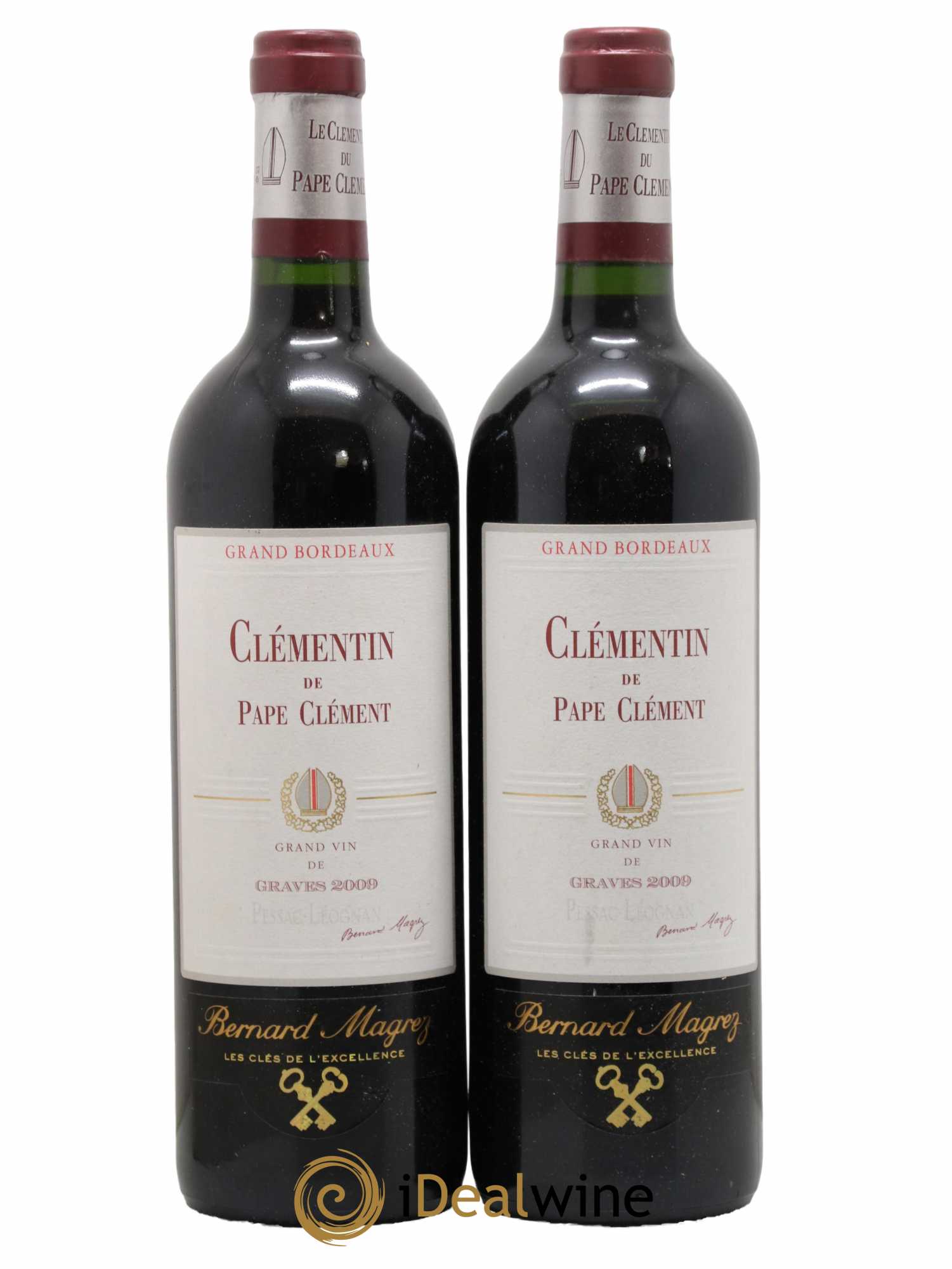 Le Clémentin de Pape Clément Second Vin 2009 - Lot de 2 bouteilles - 0