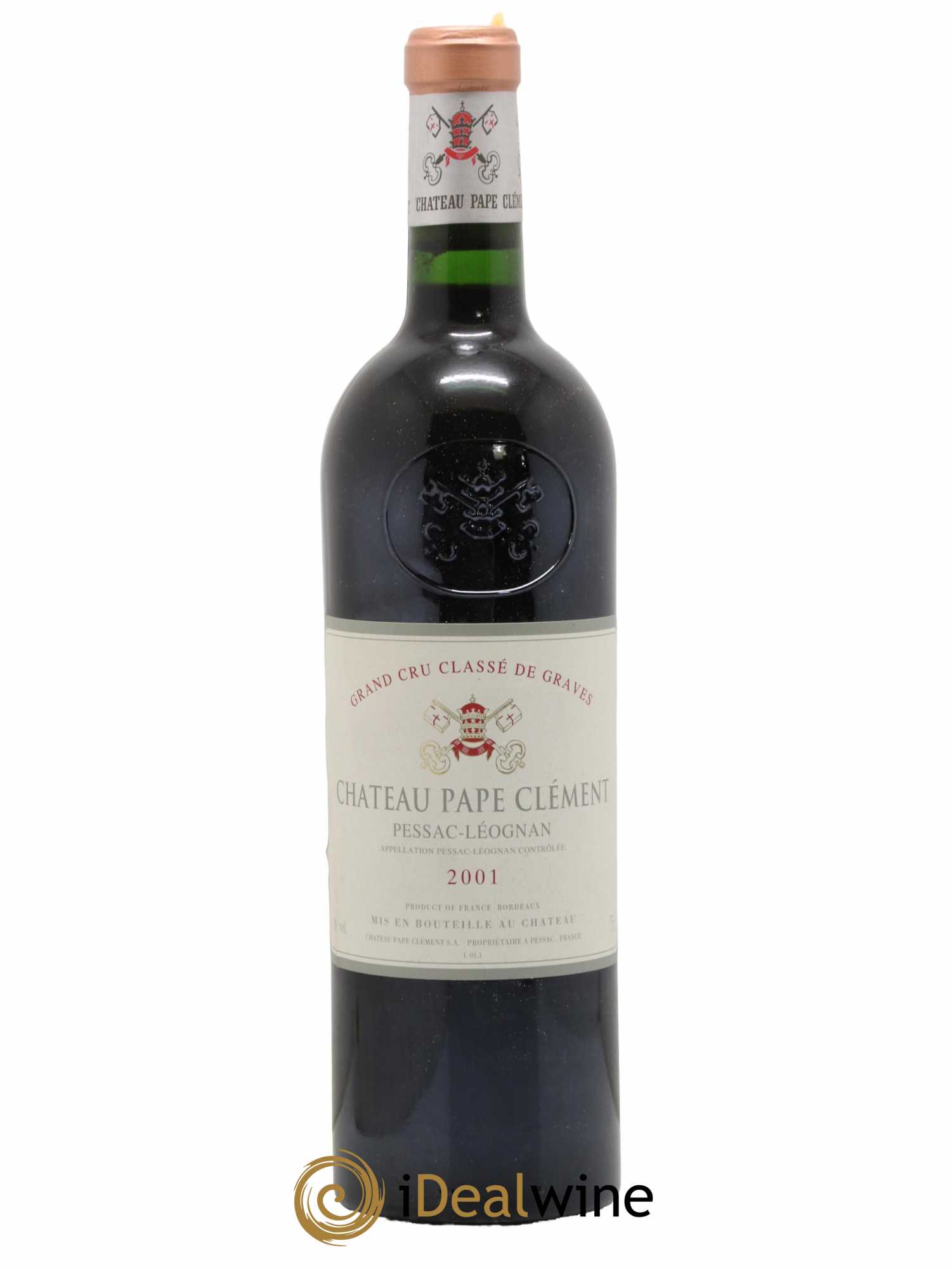 Château Pape Clément Cru Classé de Graves 2001 - Lot de 1 bouteille - 0